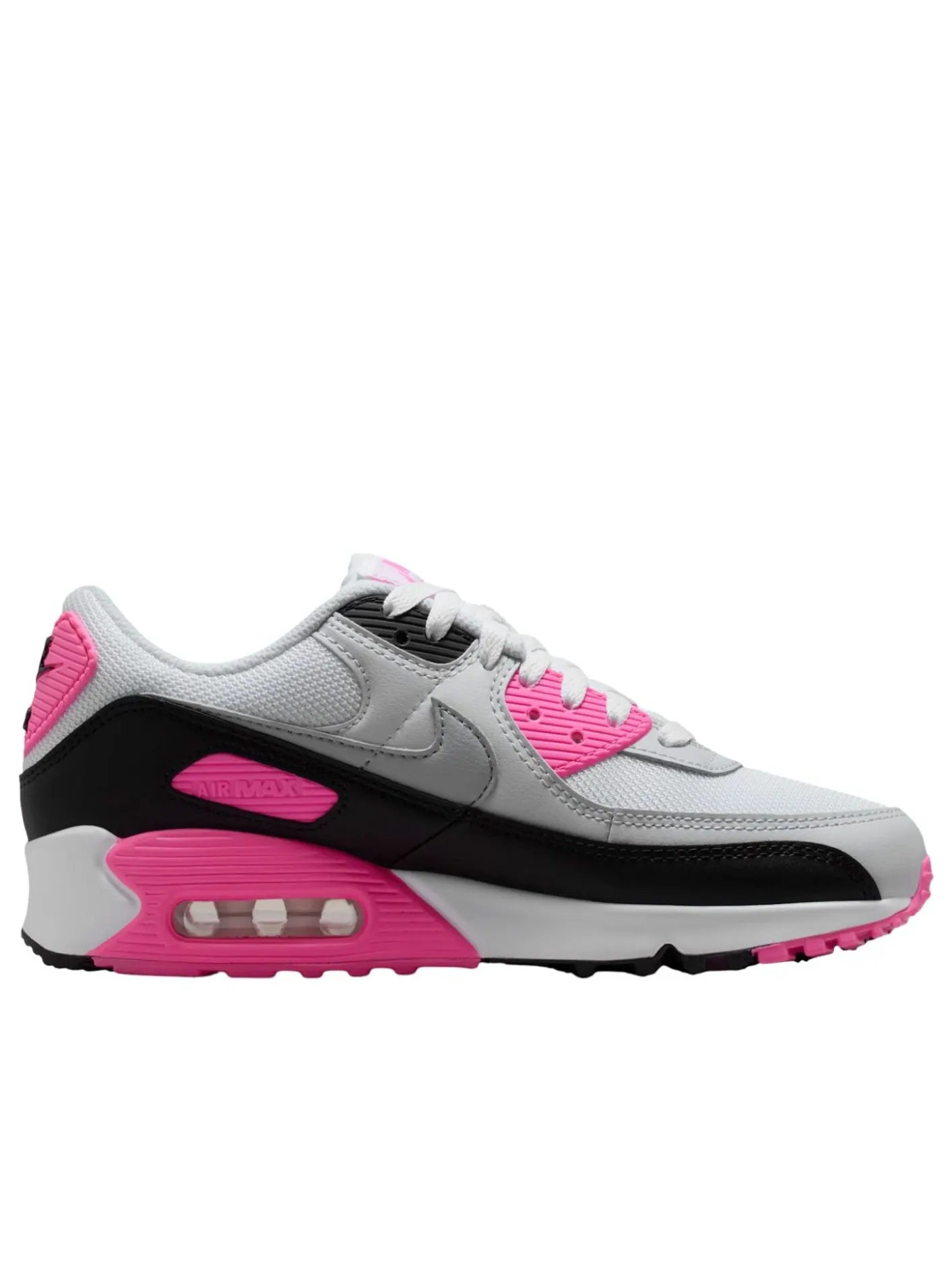 Кроссовки Nike Air Max 90 'White Pink Glow' — изображение 6 из 6, серый