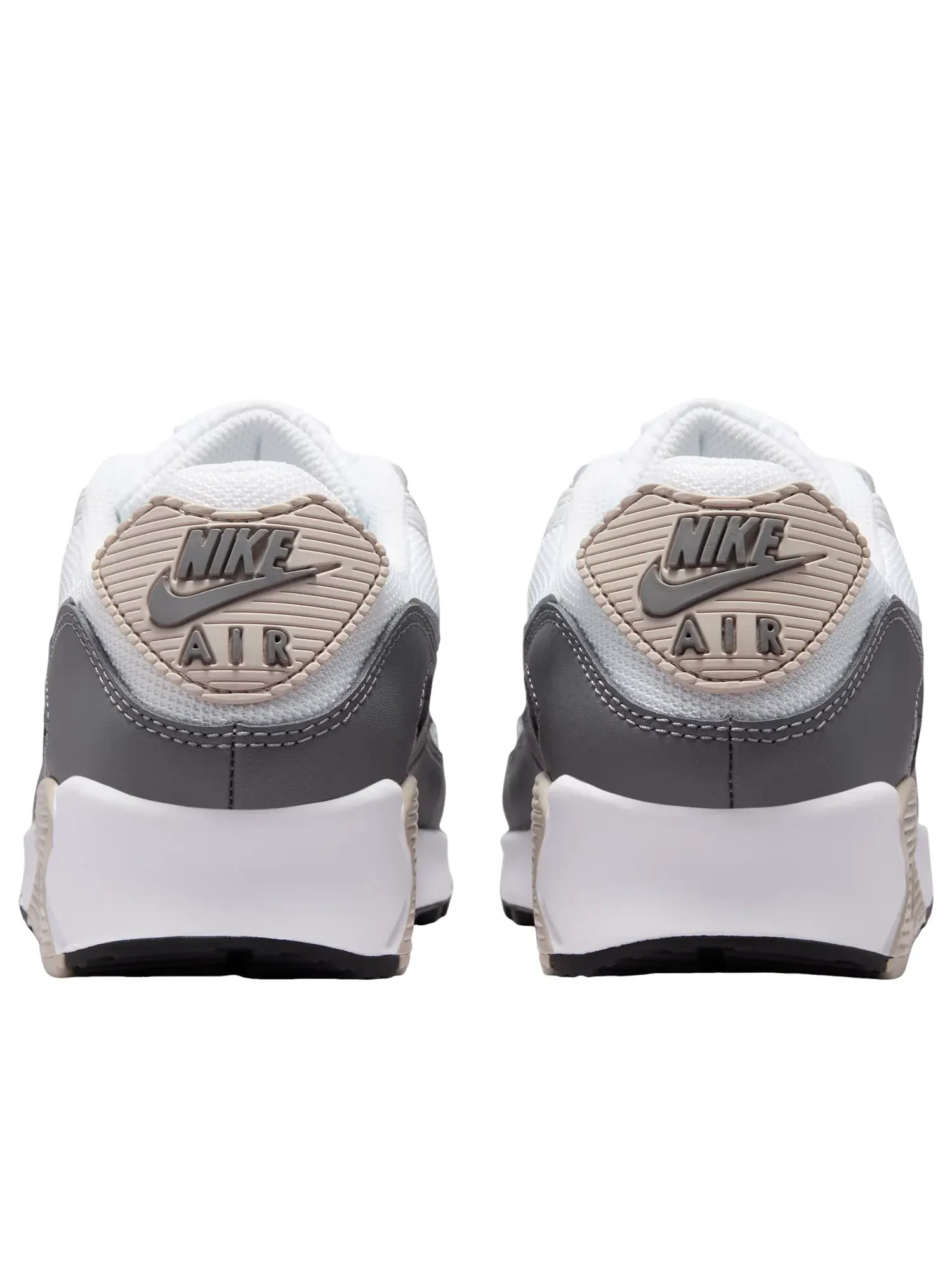 Женские кроссовки с низким верхом Nike Air Max 90 Cream Wolf Grey — изображение 4 из 7, серый