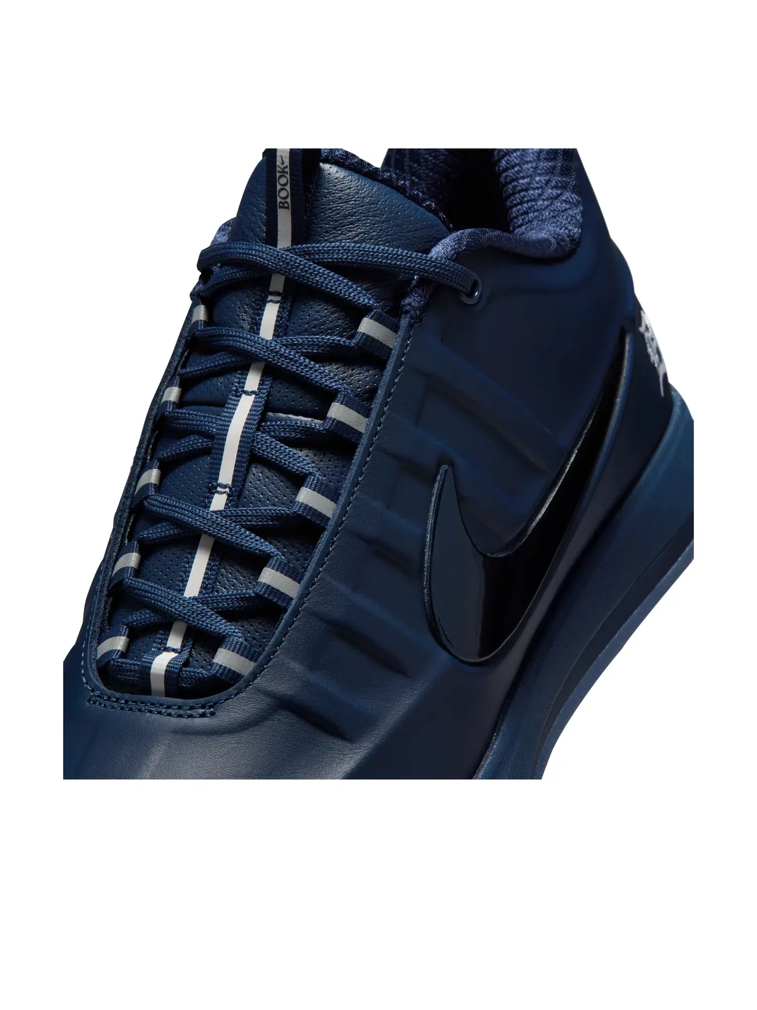 Мужские кроссовки с верхом из кожи с принтом Book 2 Nike — изображение 5 из 6, темно-синий