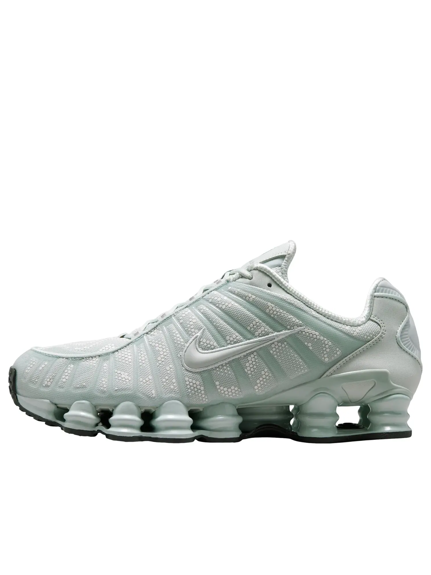 Мужские кроссовки с шнуровкой Shox TL Nike — изображение 1 из 9, серебряный