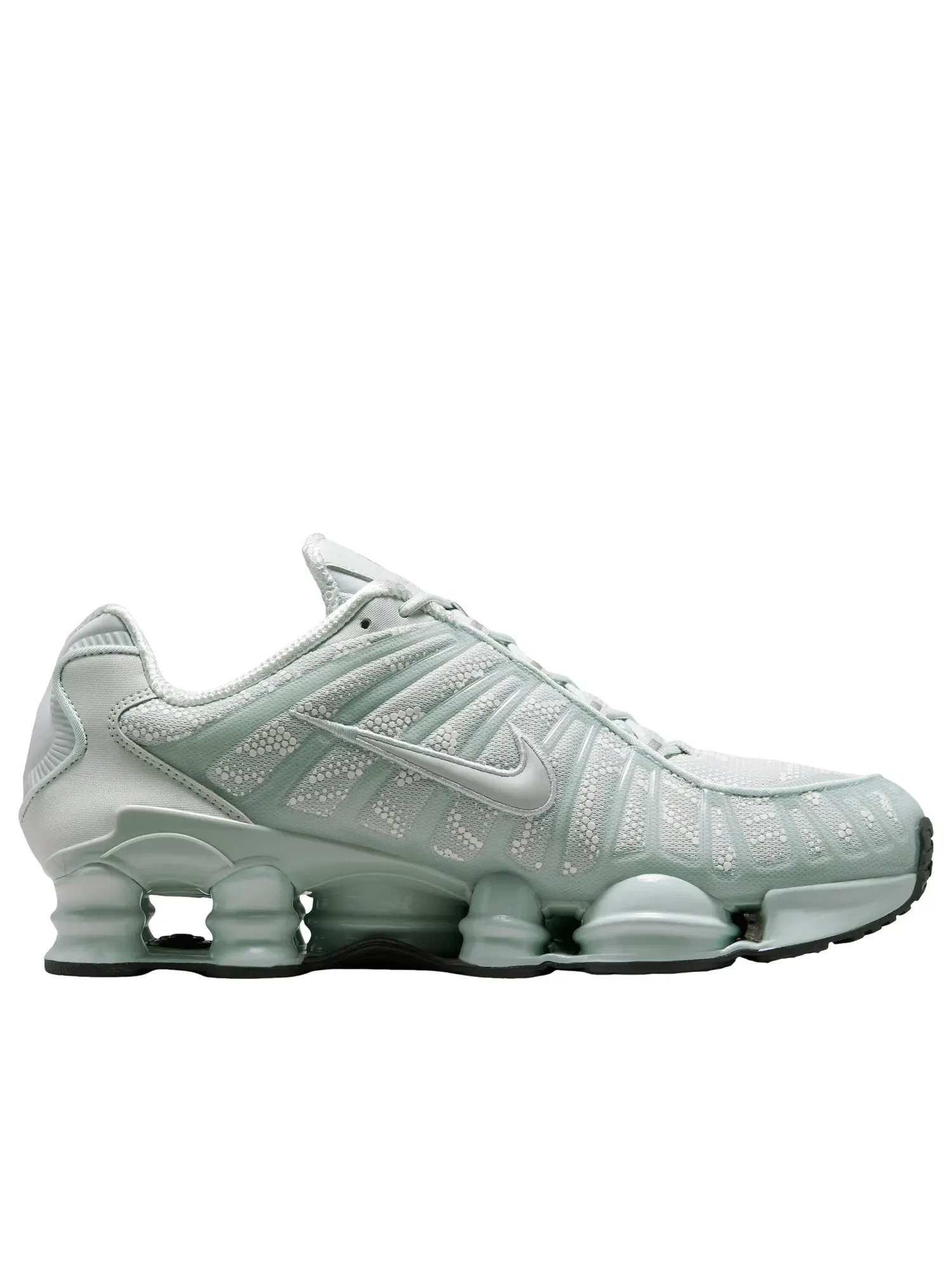 Мужские кроссовки с шнуровкой Shox TL Nike — изображение 2 из 9, серебряный