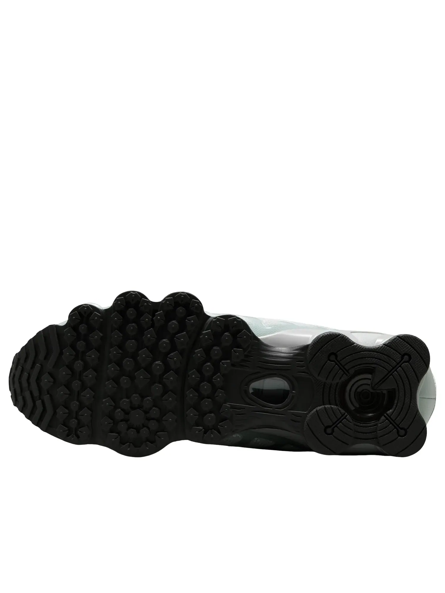 Мужские кроссовки с шнуровкой Shox TL Nike — изображение 6 из 9, серебряный