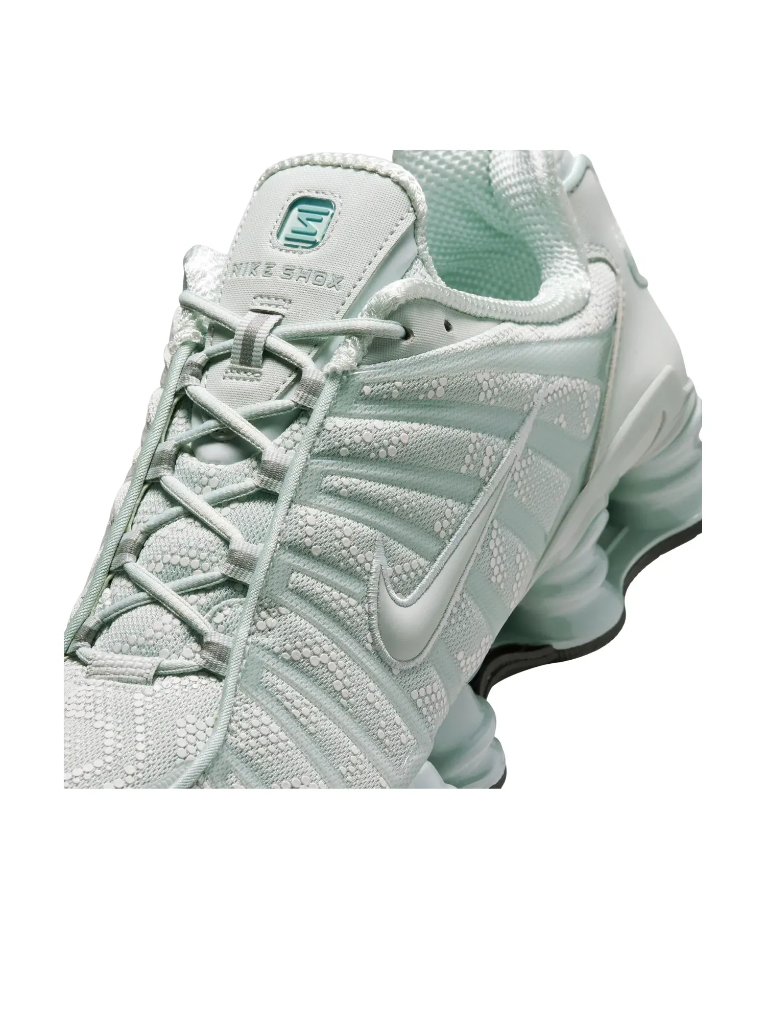 Мужские кроссовки с шнуровкой Shox TL Nike — изображение 7 из 9, серебряный