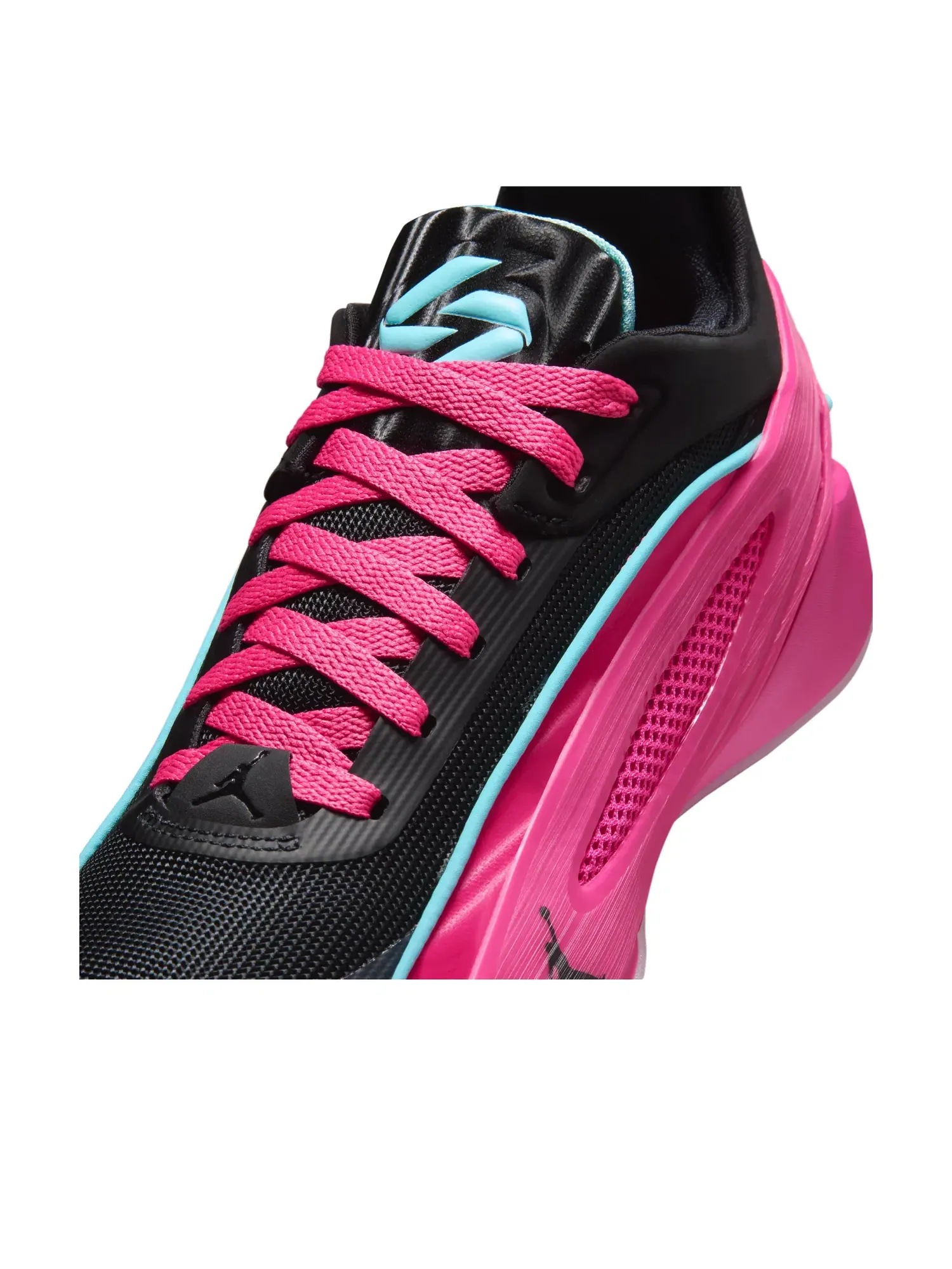 Детские кроссовки для баскетбола с шнуровкой Air Jordan Luka 5 Laser Fuchsia Black Fiberglass — изображение 6 из 7