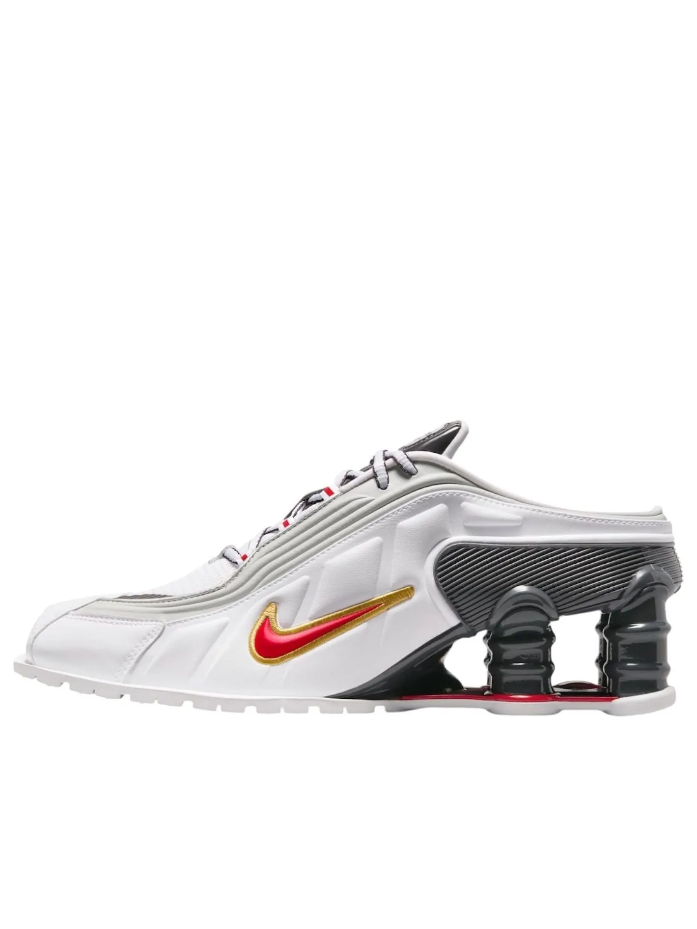 Кроссовки (WMNS) Nike x Martine Rose Shox MR4 Mule 'White Metallic Platinum' — изображение 1 из 6, белый