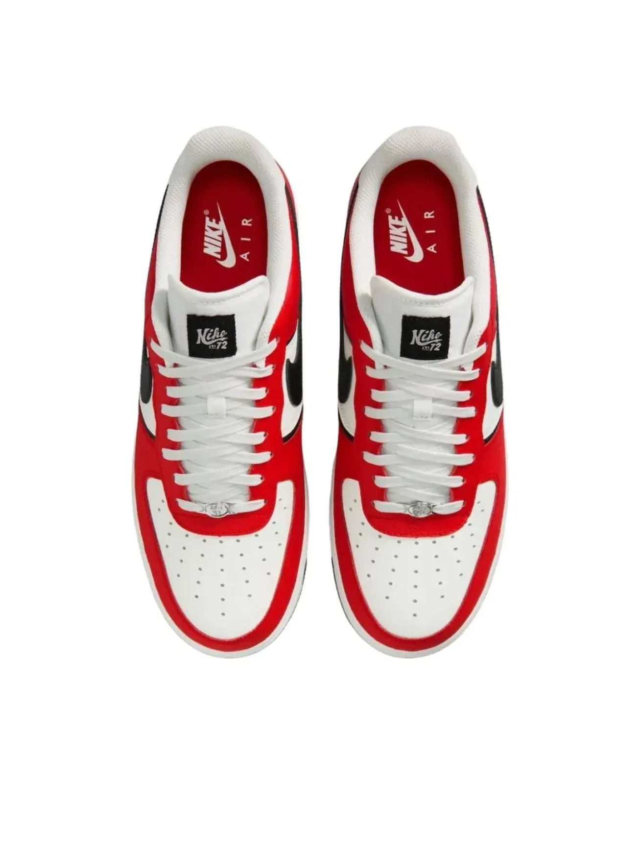 Мужские кроссовки Nike Air Force 1 Low University Red Sail — изображение 3 из 5, красный