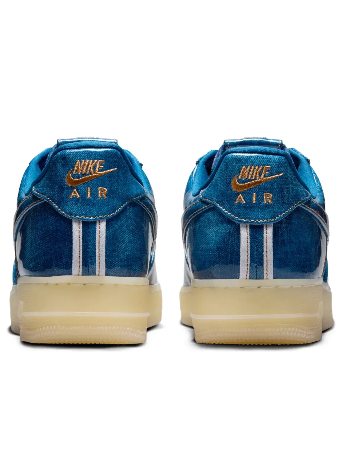 Мужские кроссовки с джинсовым верхом Nike Air Force 1 Low Patent Denim — изображение 4 из 7, синий