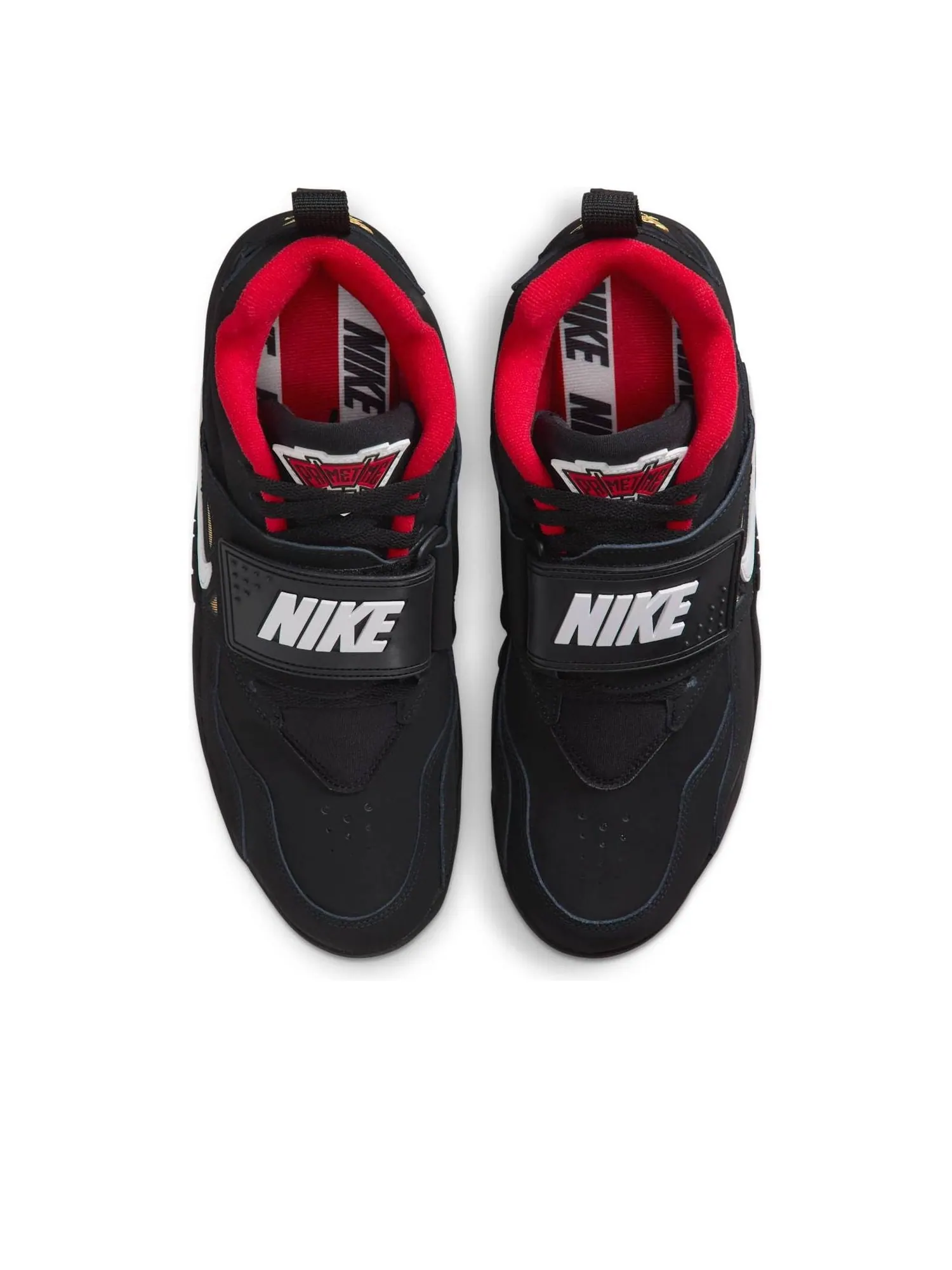 Кроссовки Nike Air Diamond Turf Proto '92 'Black Fire Red' — изображение 2 из 6, черный