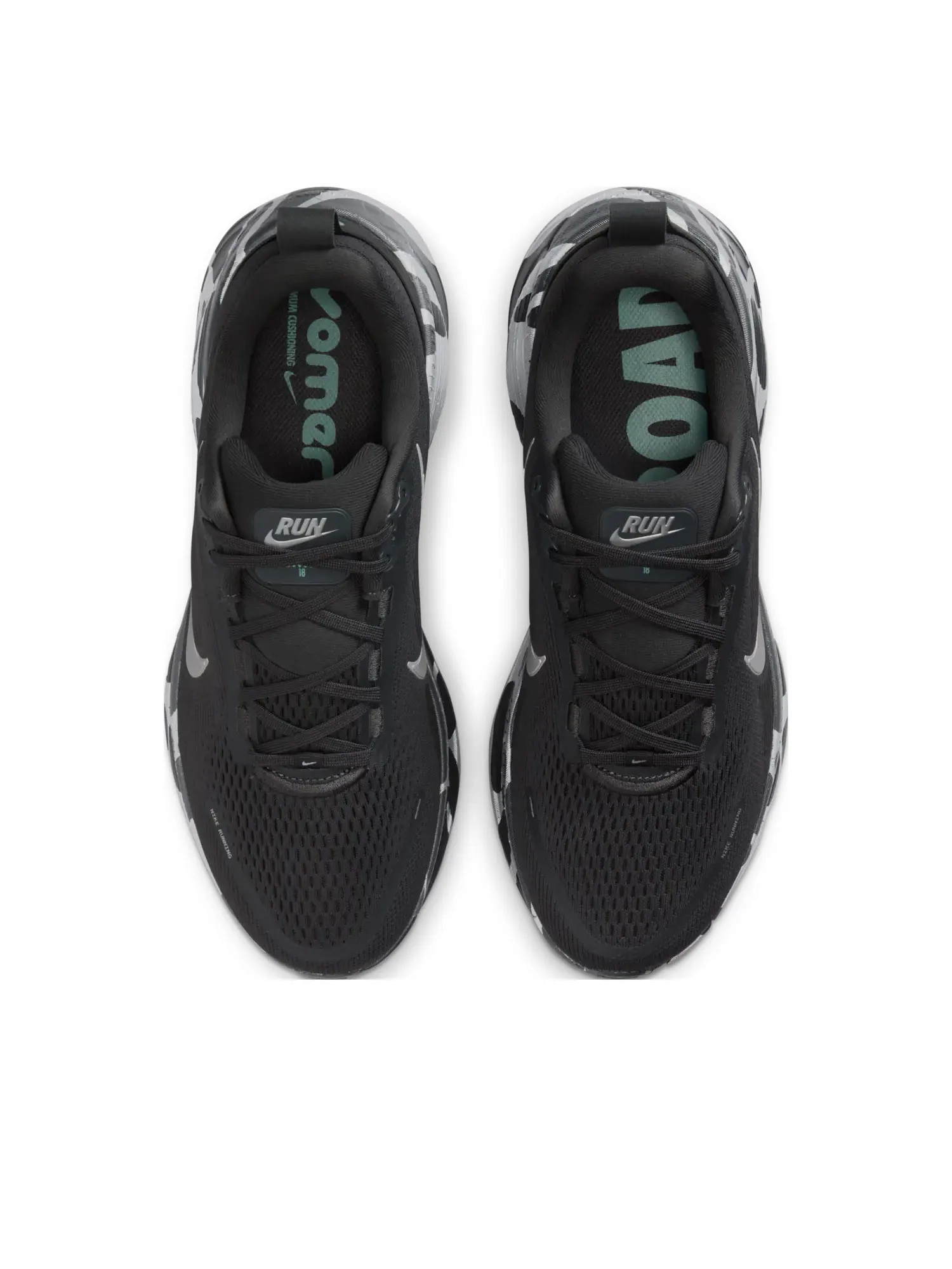 Кроссовки Nike Vomero Plus 'Anthracite Reflect Silver' — изображение 2 из 6, черный