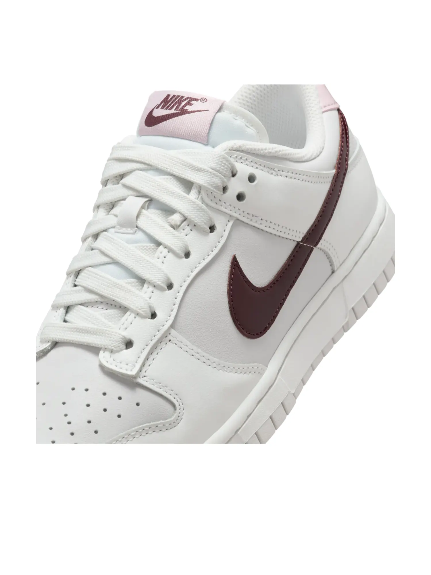 Кроссовки (WMNS) Nike Dunk Low 'White Plum Chalk' — изображение 7 из 7, белый