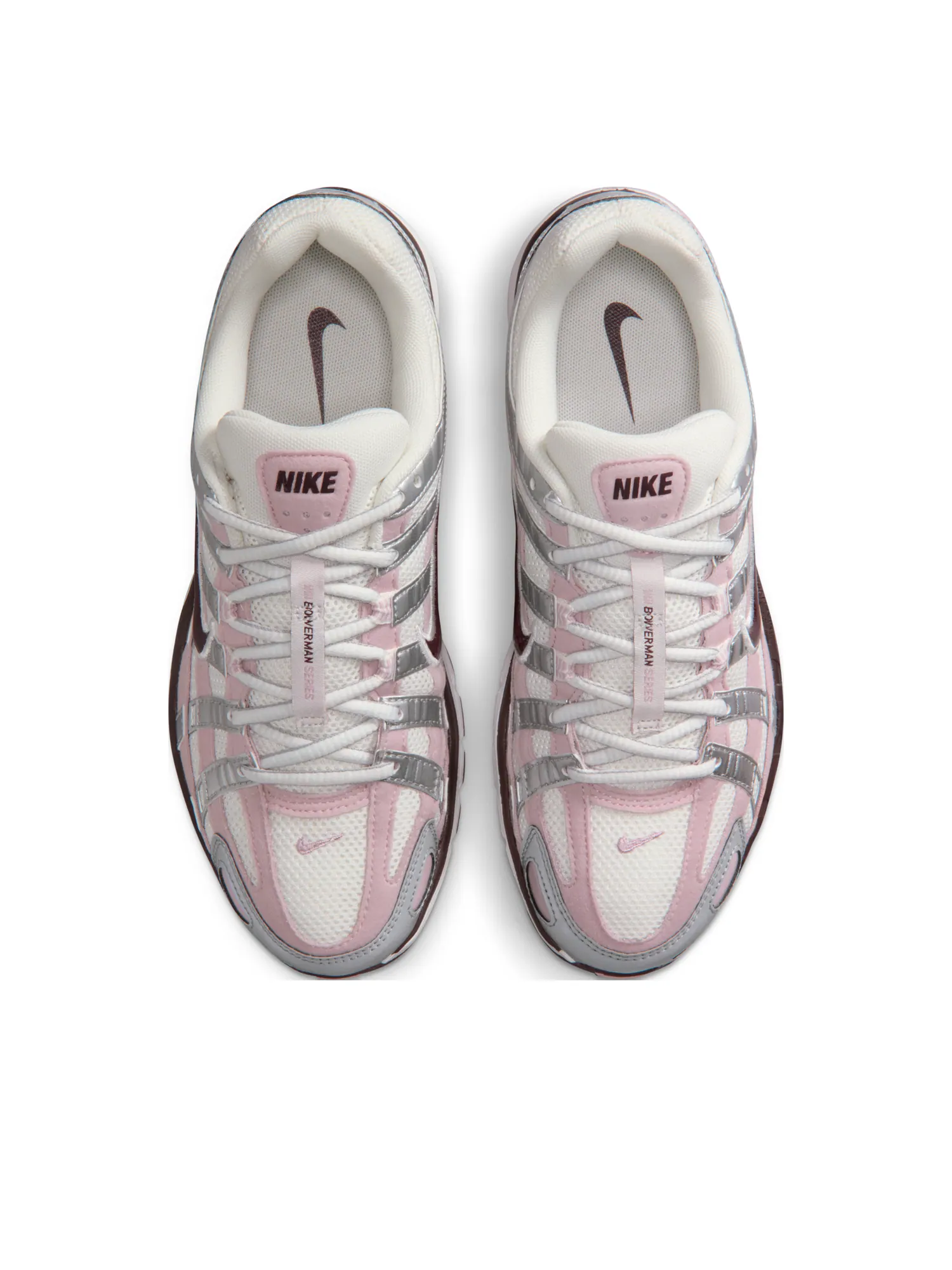 (WMNS) Nike P-6000 'Summit White Metallic Silver Burgundy Crush' — изображение 2 из 6