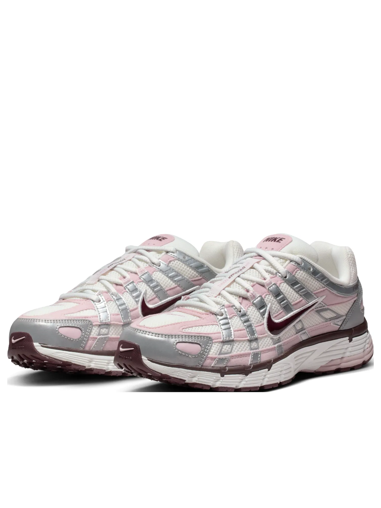 (WMNS) Nike P-6000 'Summit White Metallic Silver Burgundy Crush' — изображение 4 из 6