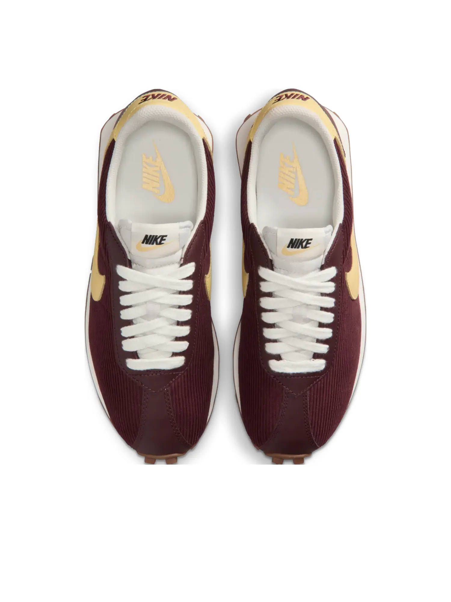 Кроссовки (WMNS) Nike LD-1000 'Burgundy Crush Soft Yellow' — изображение 2 из 7, бордовый