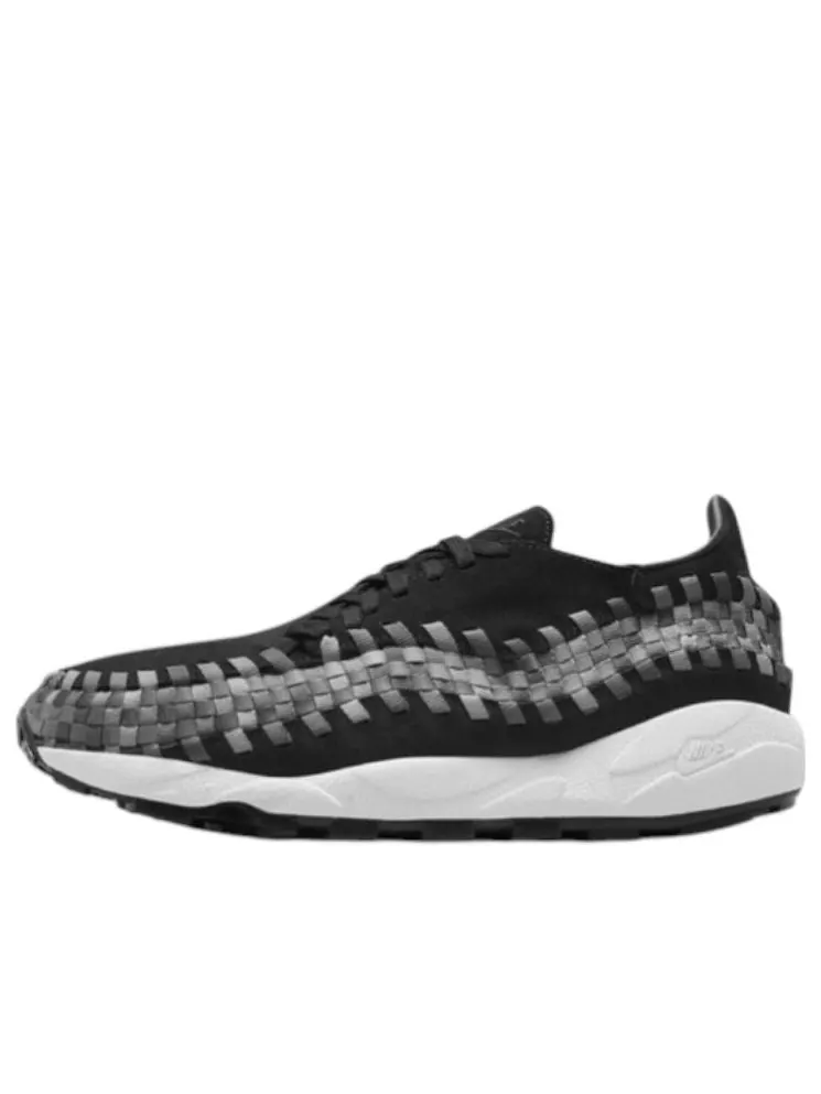 Кроссовки (GS) Nike x Kith Air Footscape Woven 'Black White' — изображение 1 из 1, черный