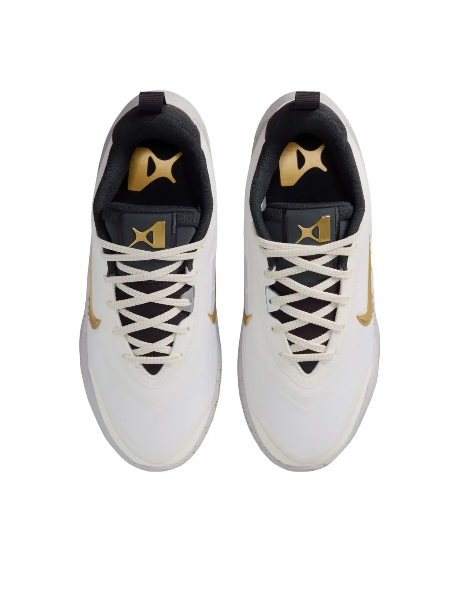 Кроссовки (GS) Nike A'One 'Gold Grillz' — изображение 2 из 6, белый