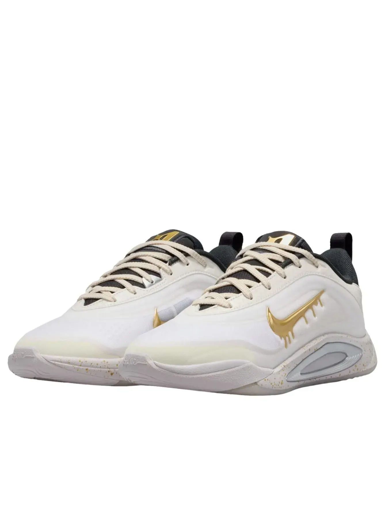Кроссовки (GS) Nike A'One 'Gold Grillz' — изображение 3 из 6, белый