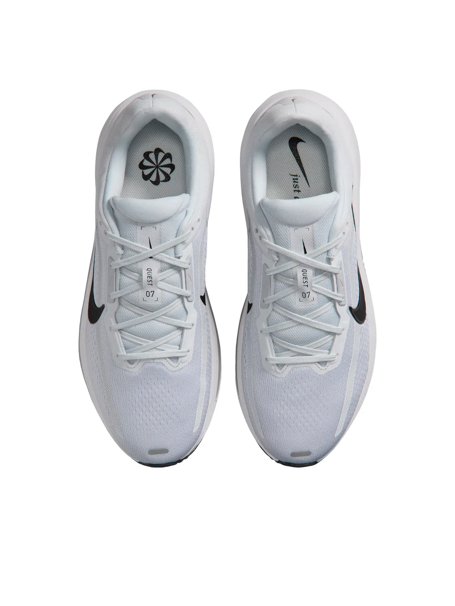 Мужские кроссовки для бега с шнуровкой Nike Quest 7 — изображение 3 из 7, серый