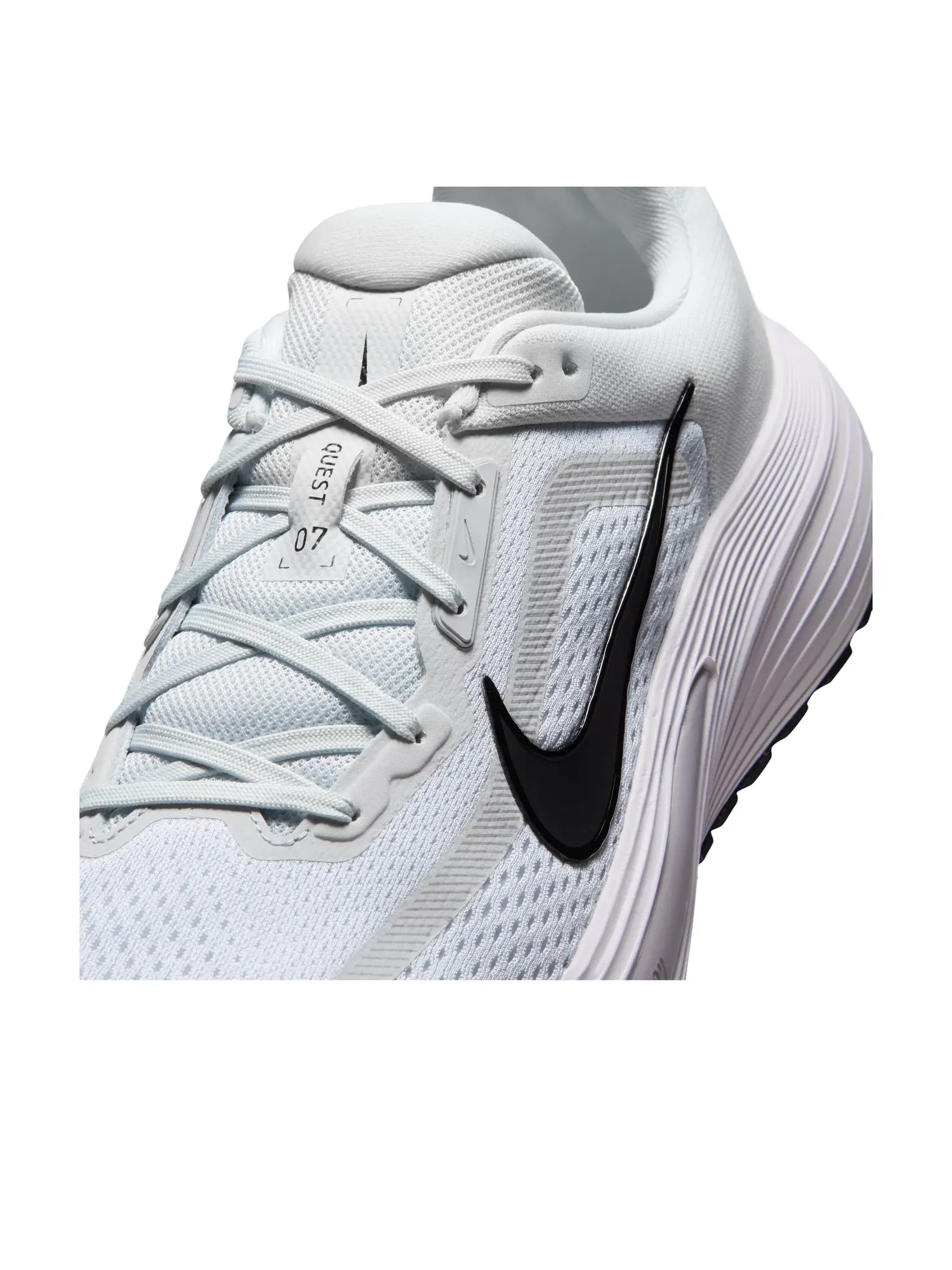 Мужские кроссовки для бега с шнуровкой Nike Quest 7 — изображение 7 из 7, серый