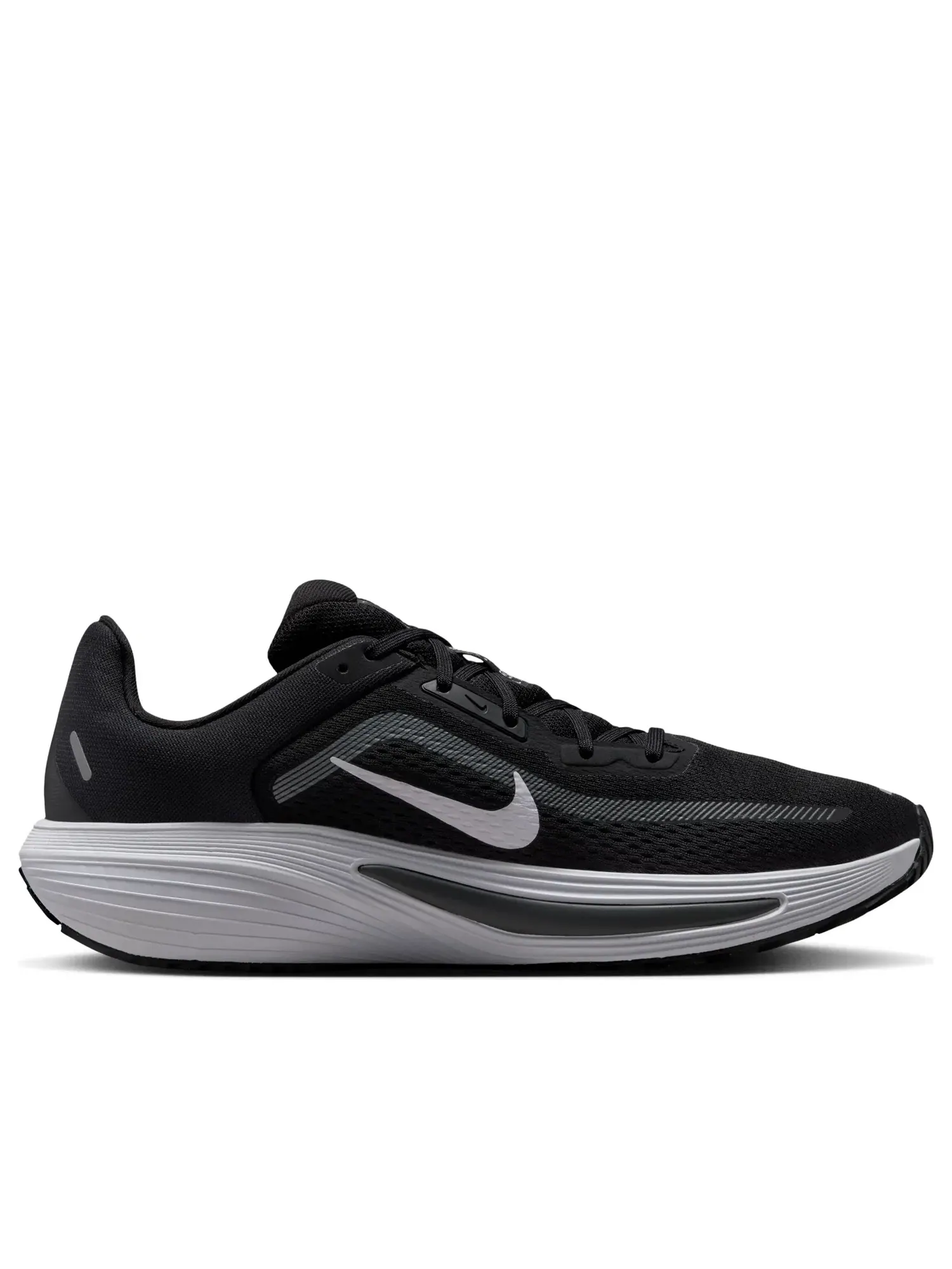 Мужские кроссовки для бега с шнуровкой Nike Quest 7 Black White — изображение 2 из 6, черный