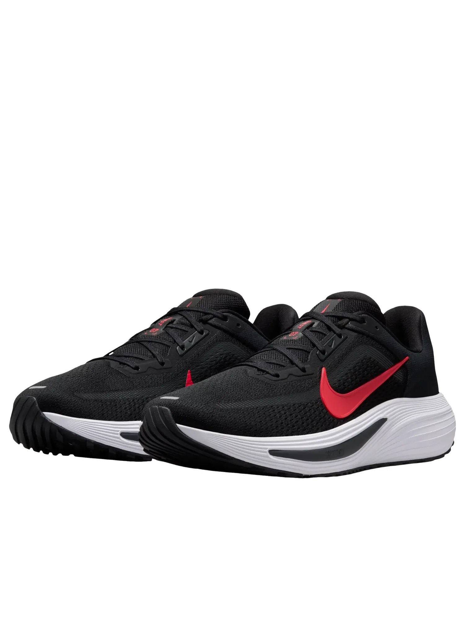 Мужские кроссовки для бега с шнуровкой Nike Quest 7 Black White Red Orbit — изображение 5 из 7, черный
