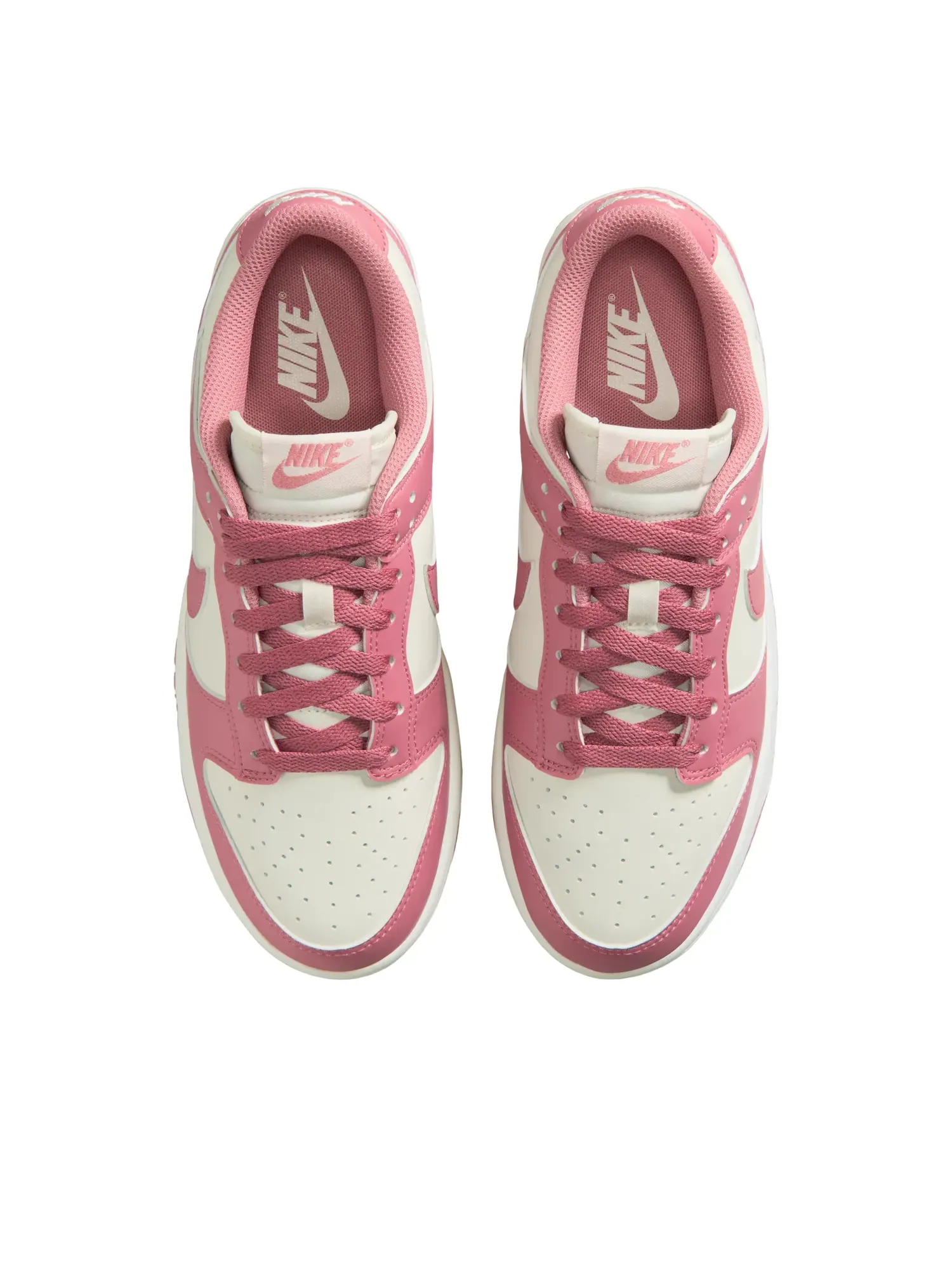 Кроссовки (WMNS) Nike Dunk Low 'Sail Peony' — изображение 2 из 6, розовый