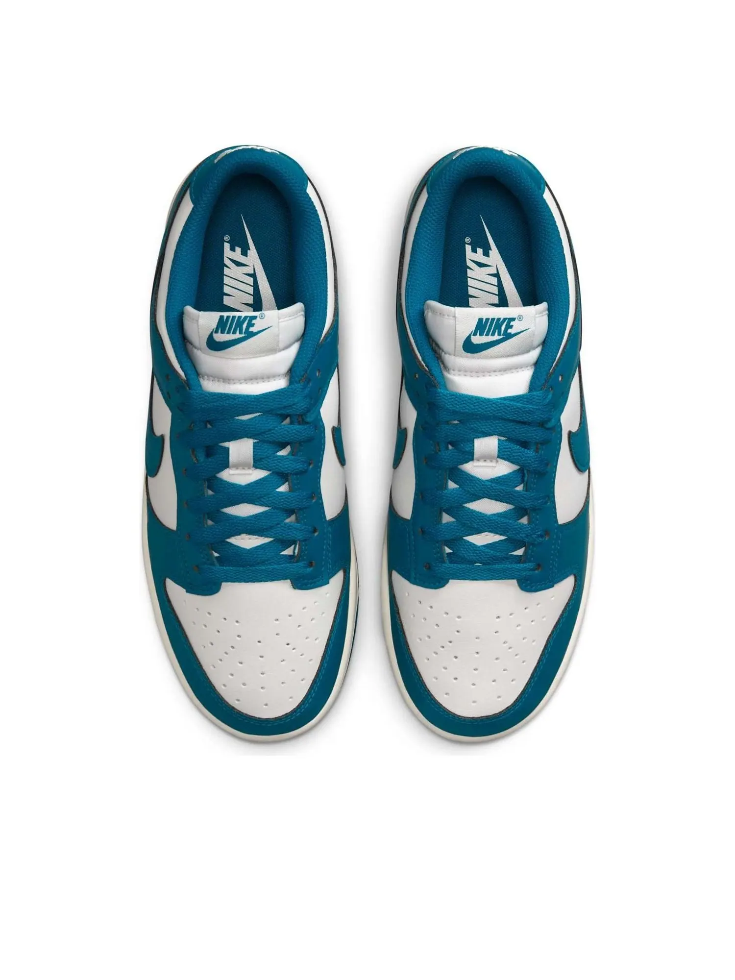 Nike Dunk Low 'Green Abyss' — изображение 4 из 6, зеленый/платиновый