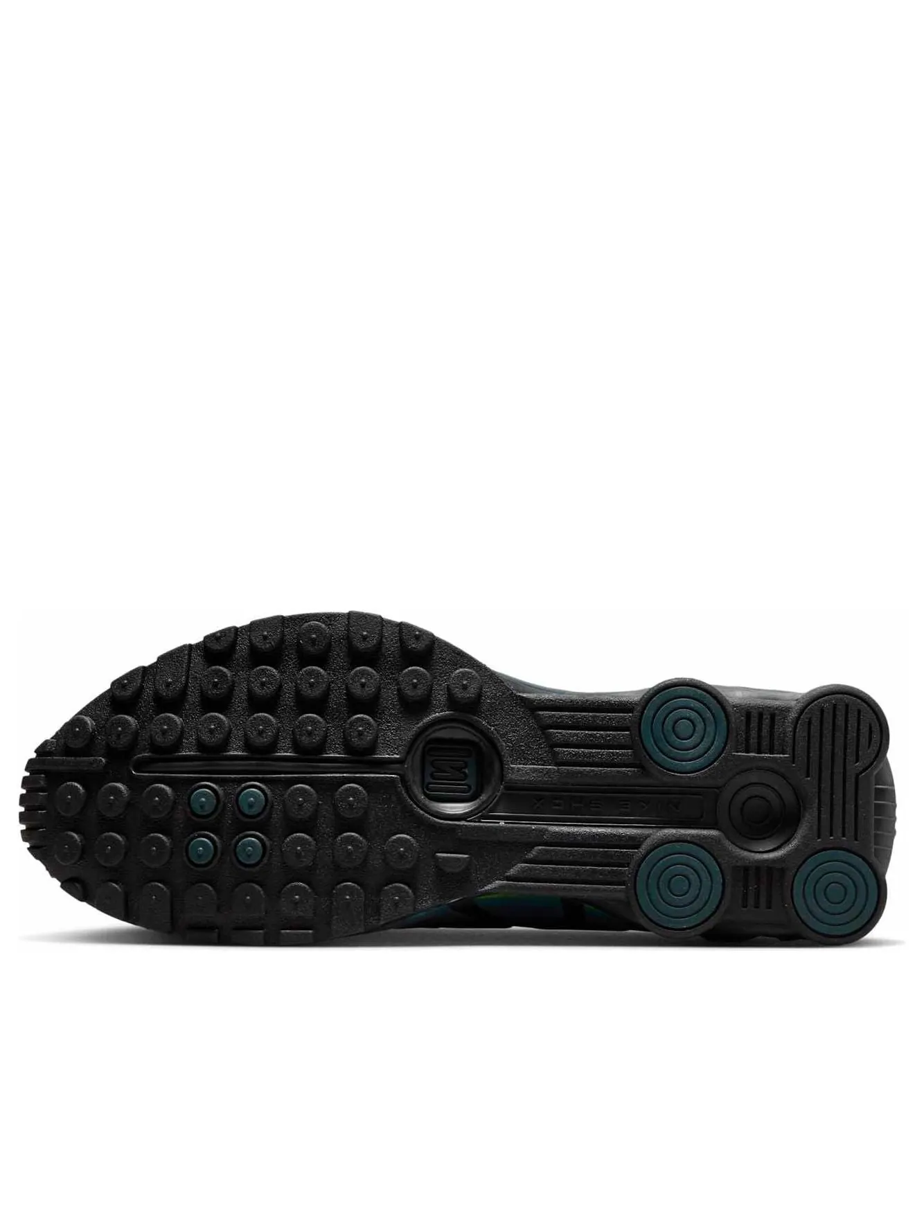 Кроссовки Nike Shox R4 'Black Seaweed Light' — изображение 5 из 6, черный