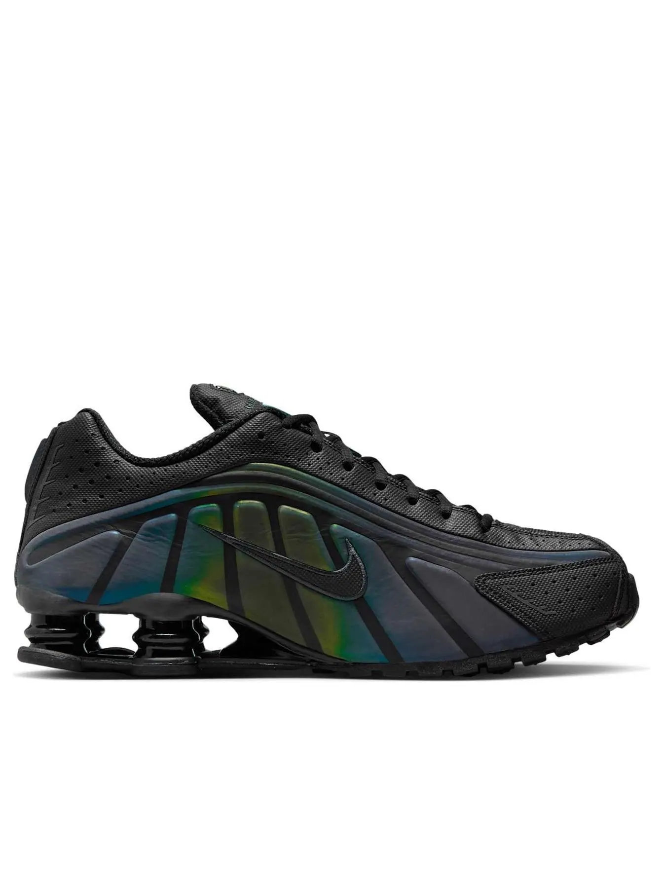 Кроссовки Nike Shox R4 'Black Seaweed Light' — изображение 6 из 6, черный