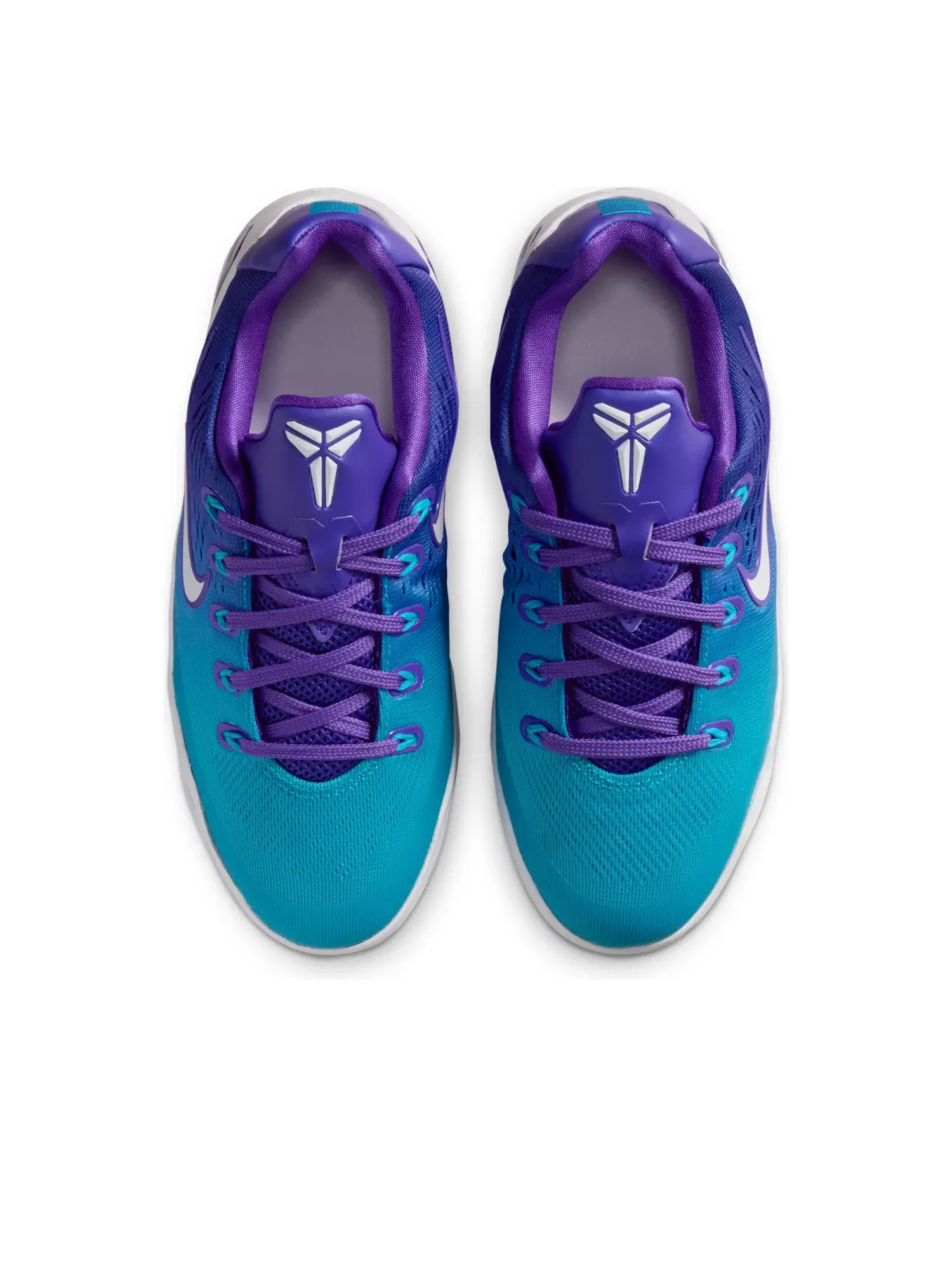 Детские кроссовки с шнуровкой Kobe 9 Low EM Hornets Nike — изображение 3 из 7, фиолетовый