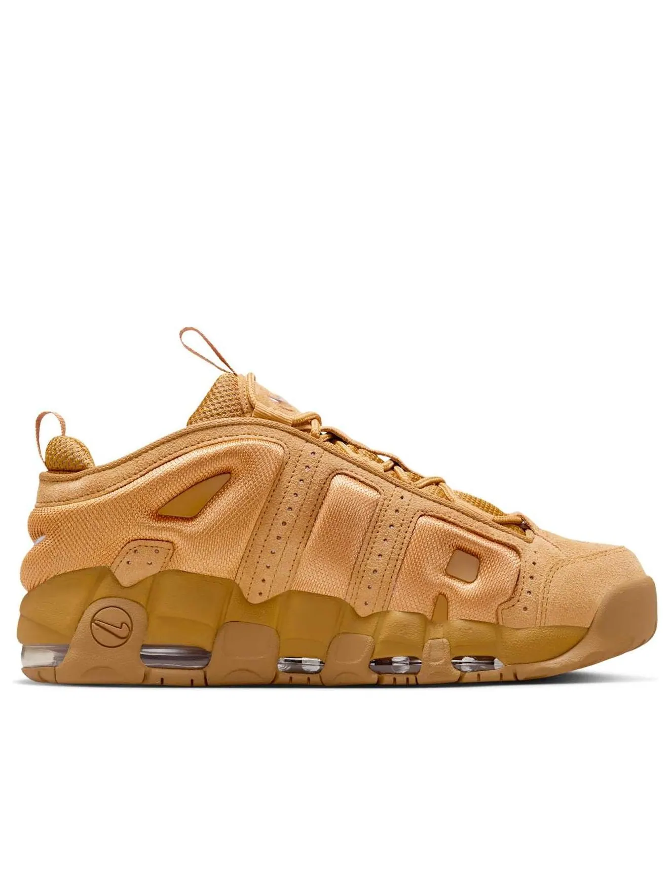 Кроссовки Nike Air More Uptempo Low 'Wheat' — изображение 6 из 6, коричневый