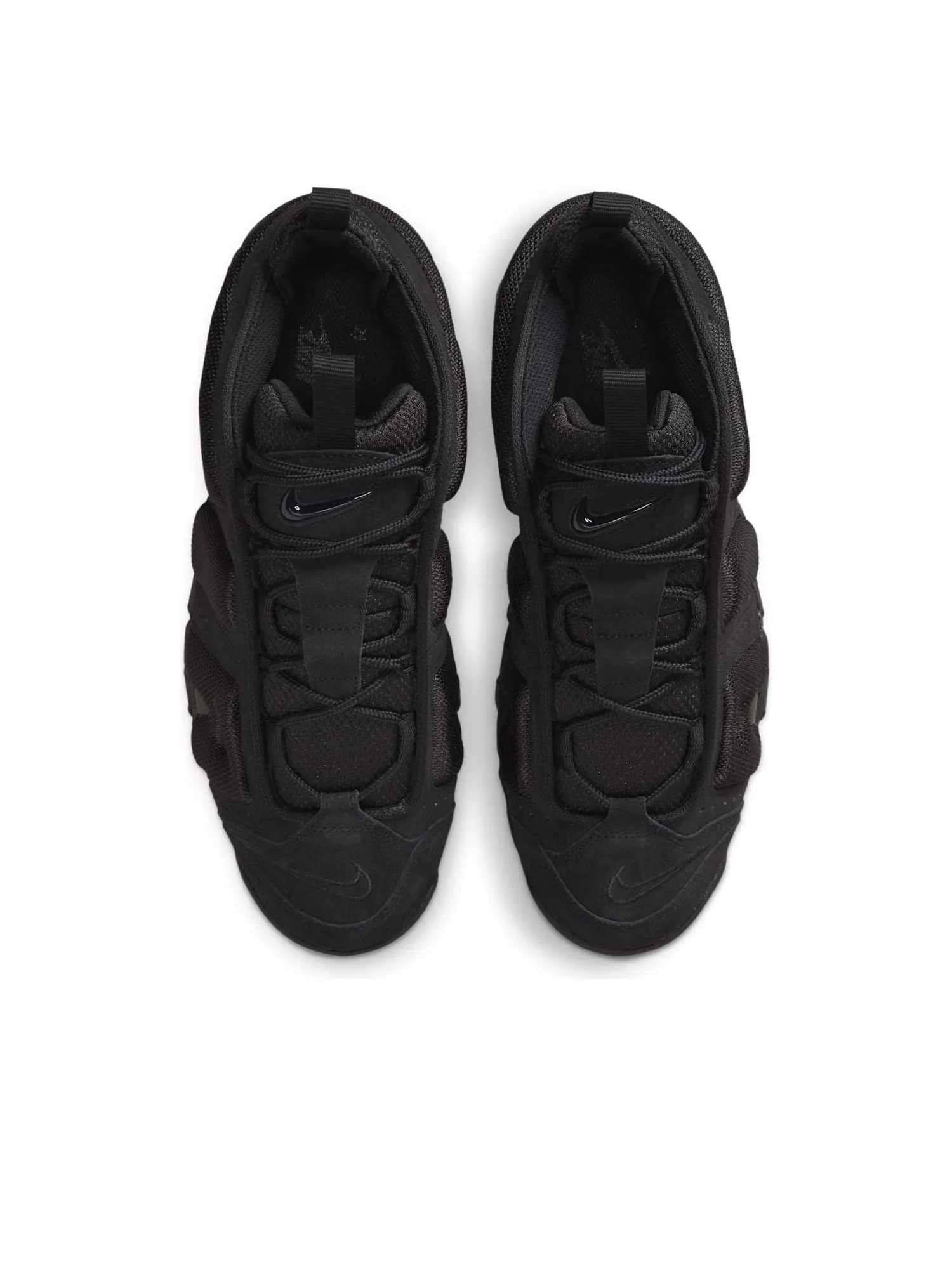 Кроссовки Nike Air More Uptempo Low 'Black' — изображение 2 из 6, черный