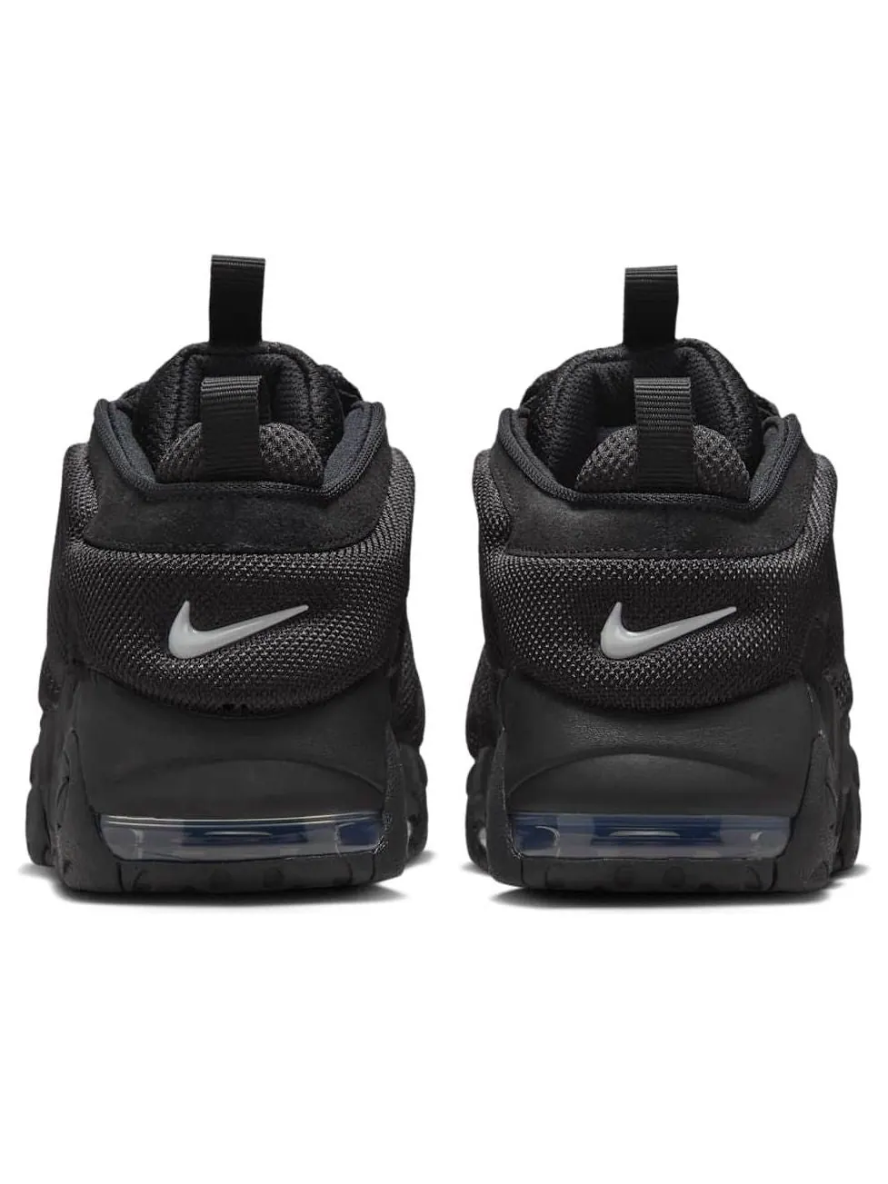 Кроссовки Nike Air More Uptempo Low 'Black' — изображение 3 из 6, черный