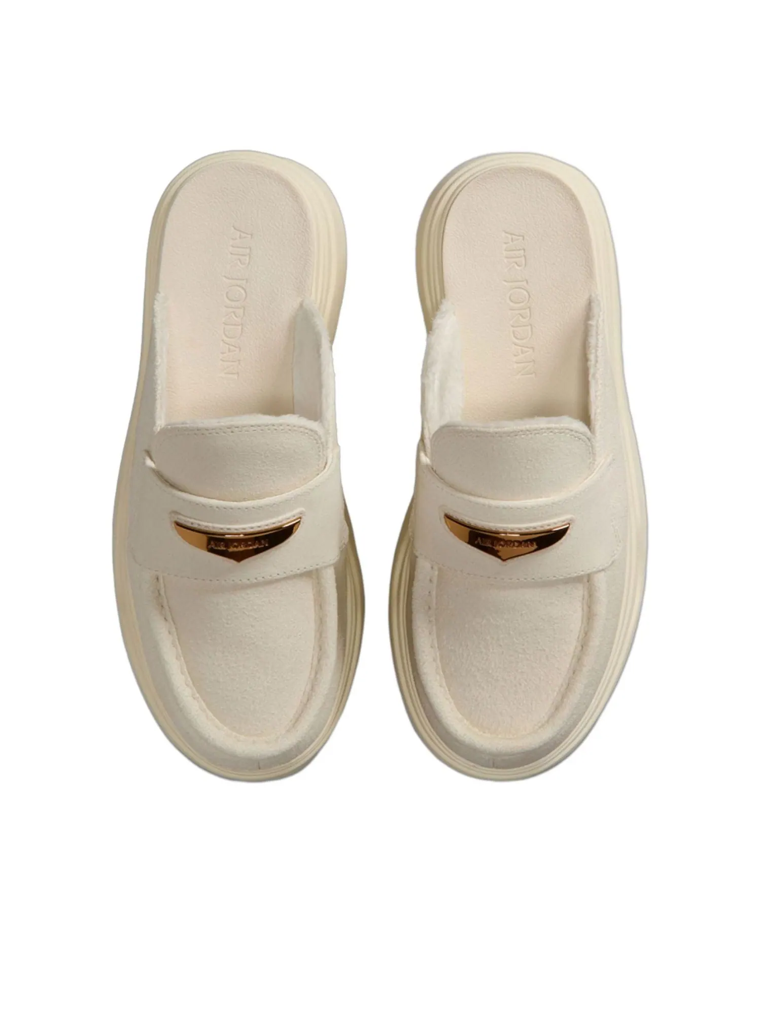 Сандалии (WMNS) Air Jordan Mule 'Soft Pearl' — изображение 3 из 5, белый