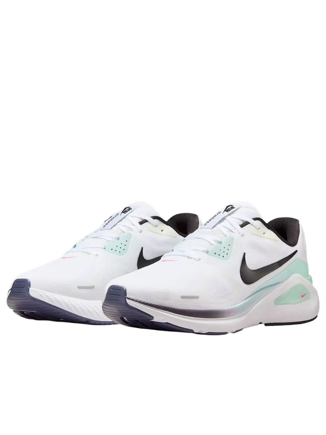 Кроссовки Nike Structure 26 'White Black Hyper Pink Mint' — изображение 3 из 5, белый