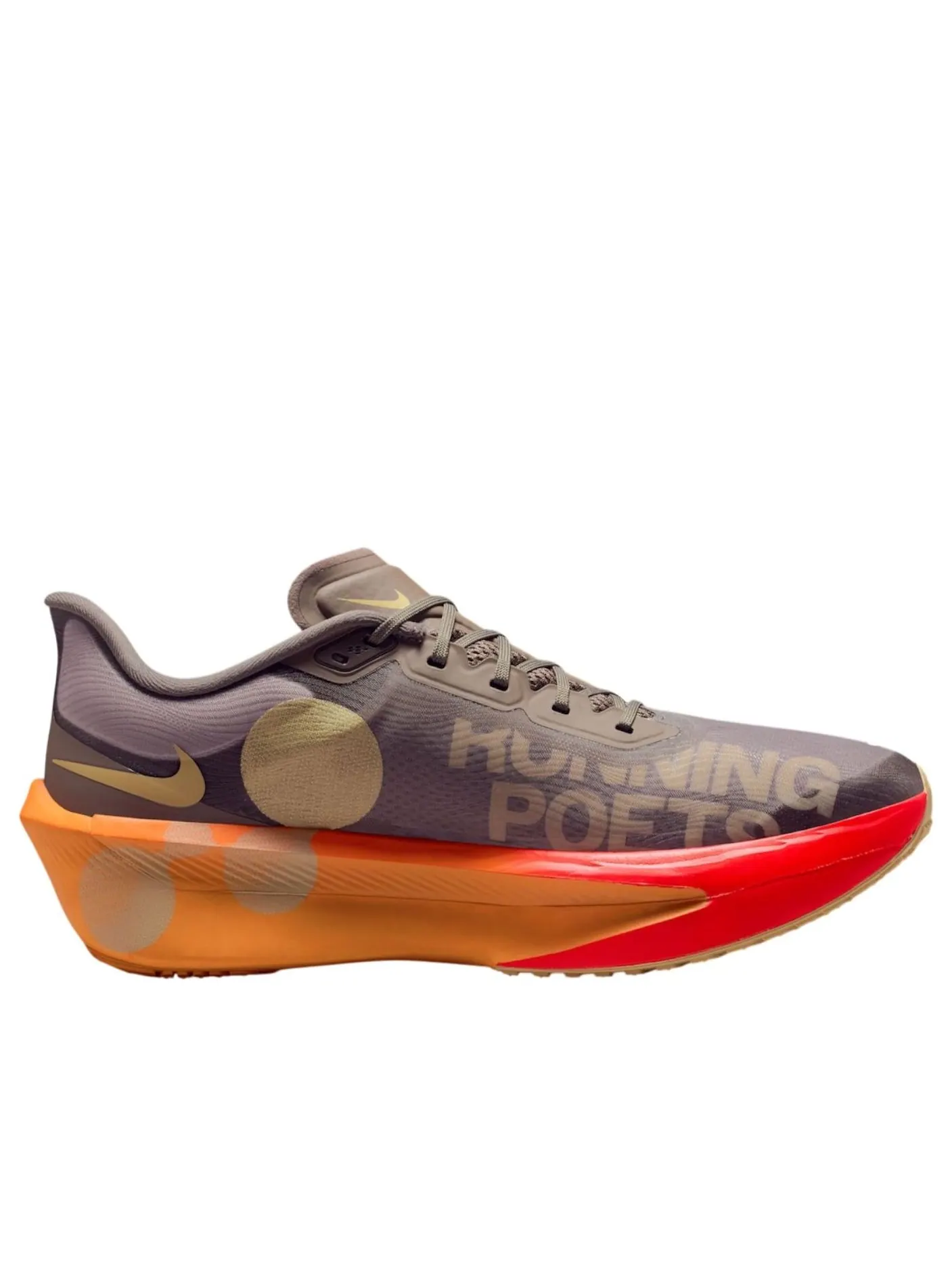 Кроссовки Nike Zoom Fly 6 'Running Poets' — изображение 2 из 6, бежевый