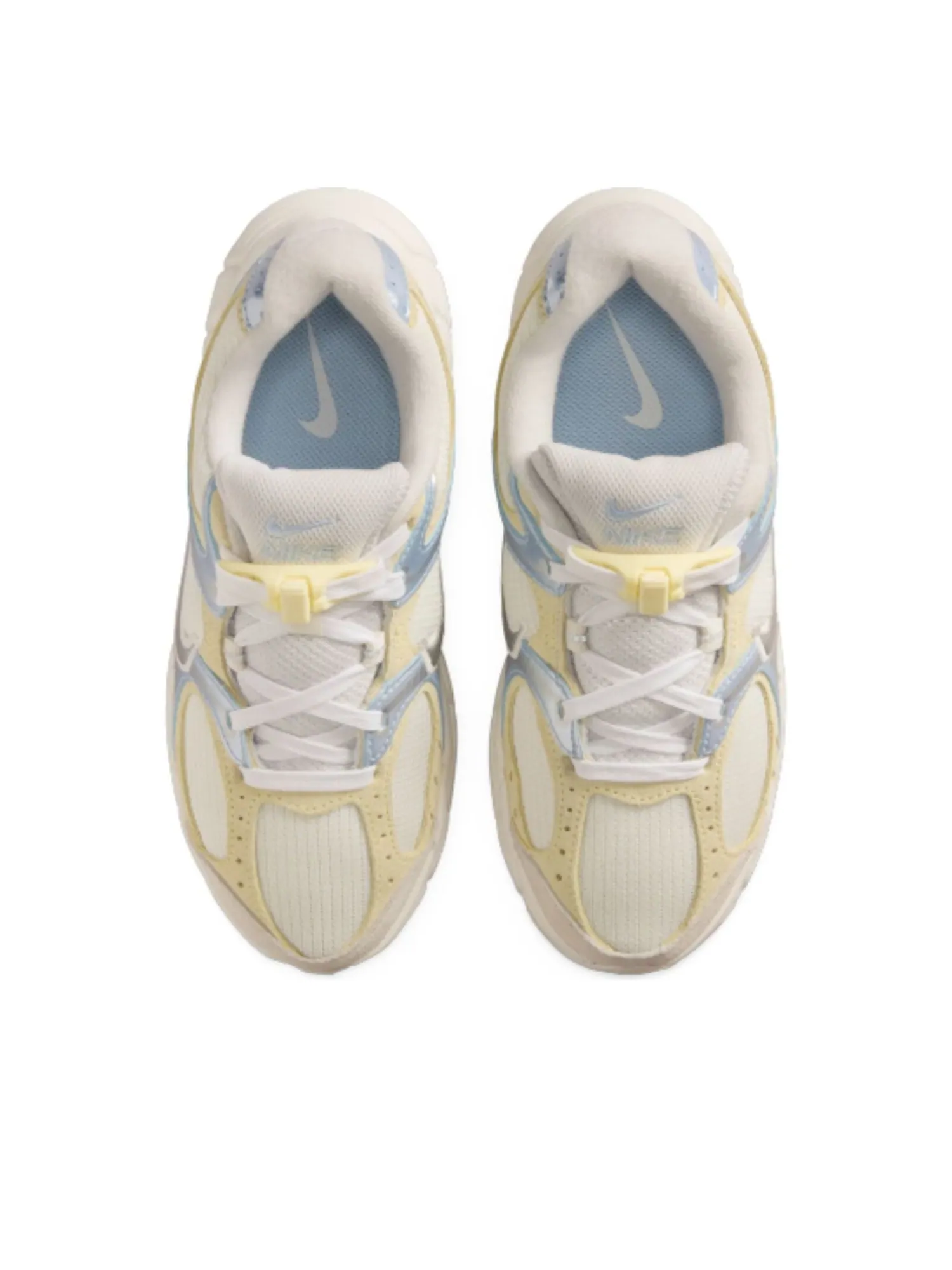 Кроссовки (GS) Nike V5 RNR 'Sail Summit White Silver Celestine Blue' — изображение 2 из 6, бежевый