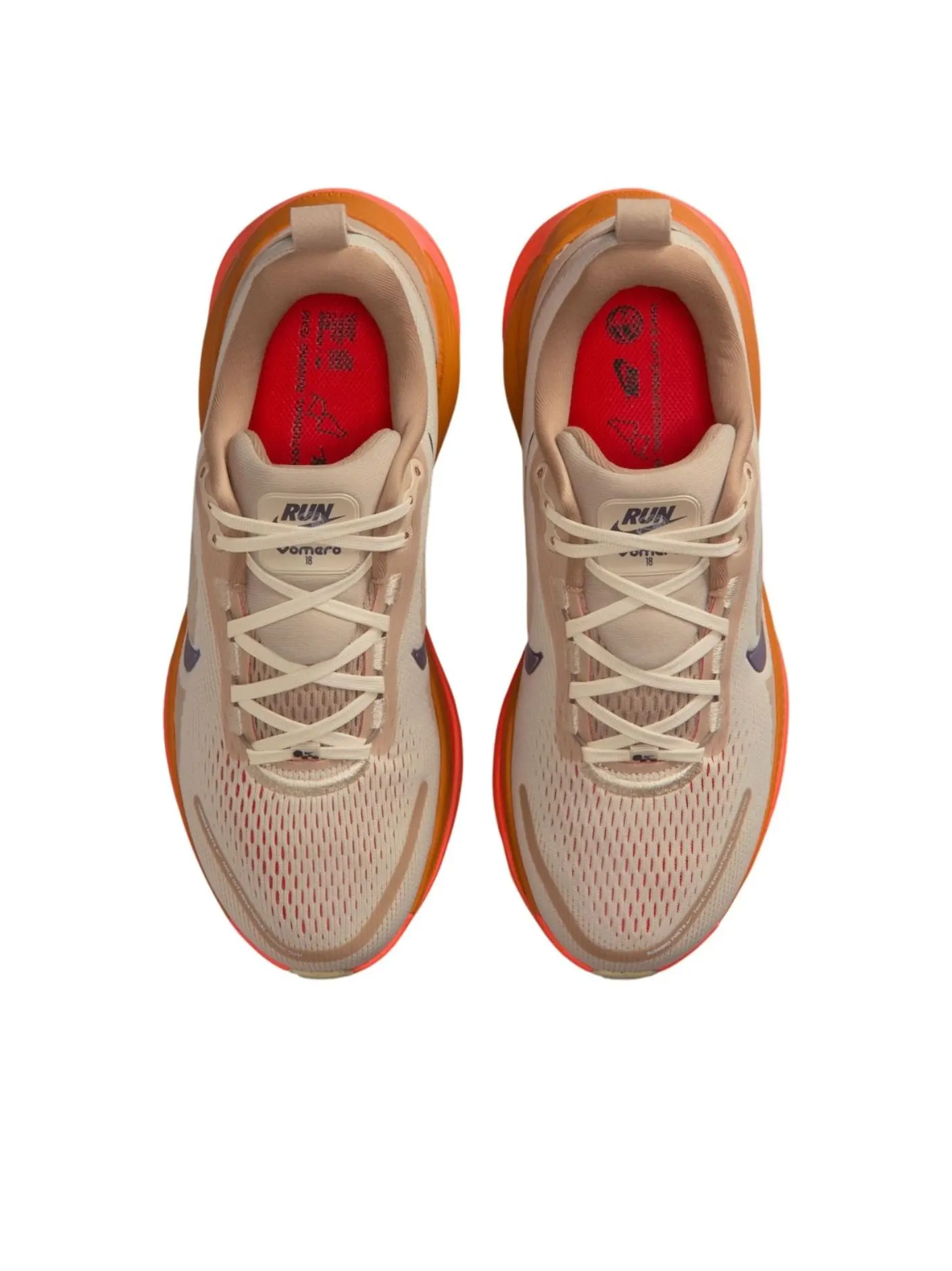 Кроссовки Nike Vomero 18 'Running Poets' — изображение 4 из 6, бежевый