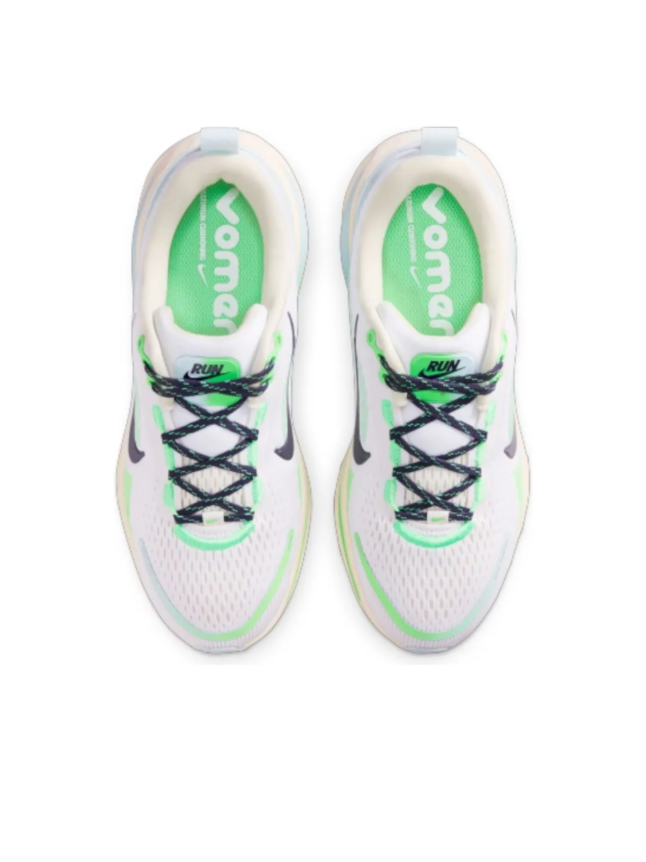 Кроссовки (GS) Nike Vomero 18 'White Illusion Green Glacier Blue' — изображение 3 из 5, белый