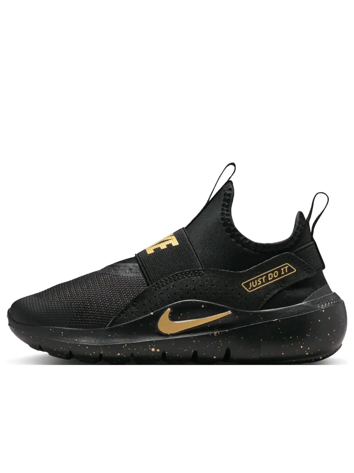Кроссовки (PS) Nike Flex Runner 4 'Black Metallic Gold' — изображение 1 из 6, черный