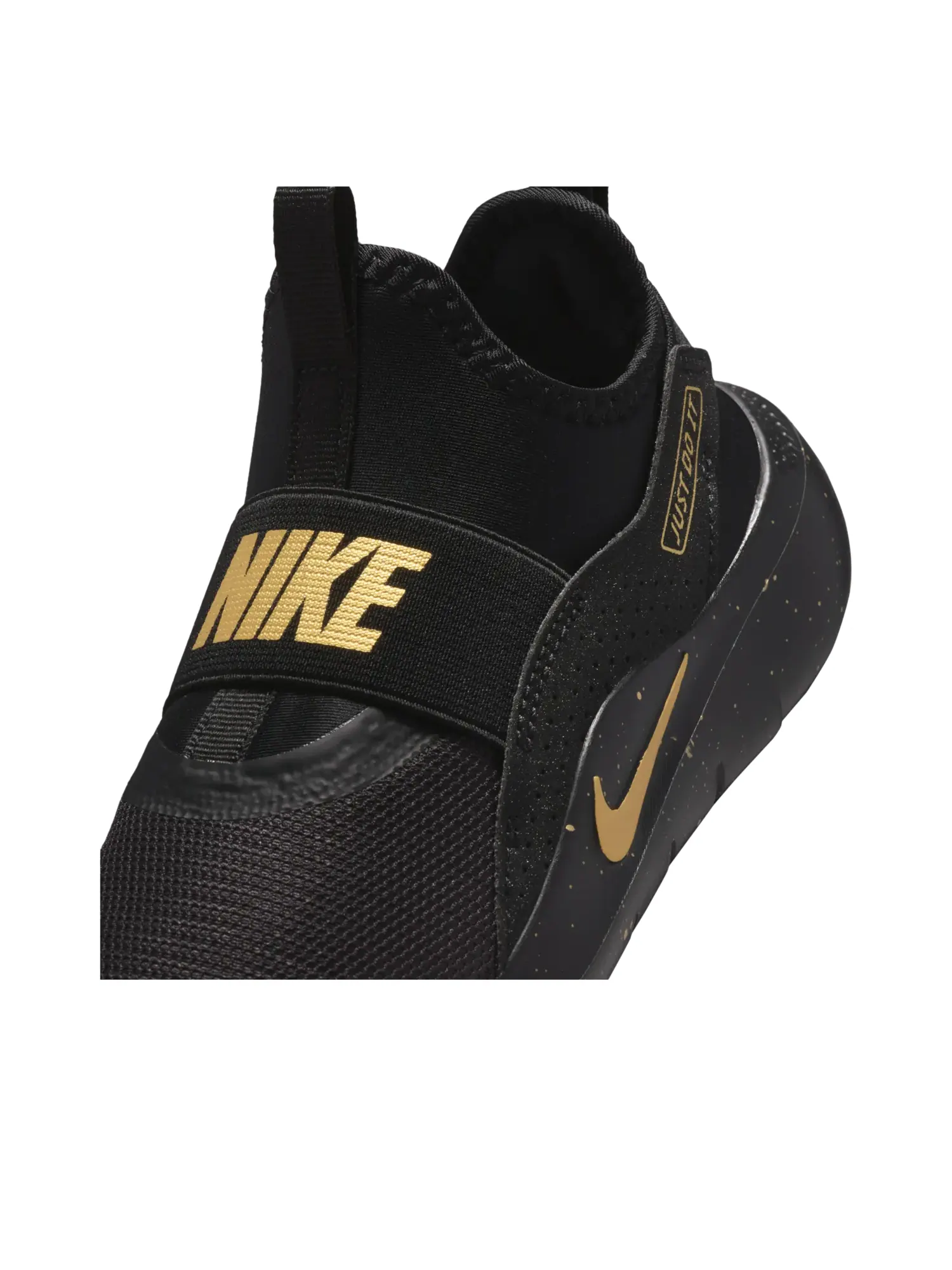 Кроссовки (PS) Nike Flex Runner 4 'Black Metallic Gold' — изображение 5 из 6, черный