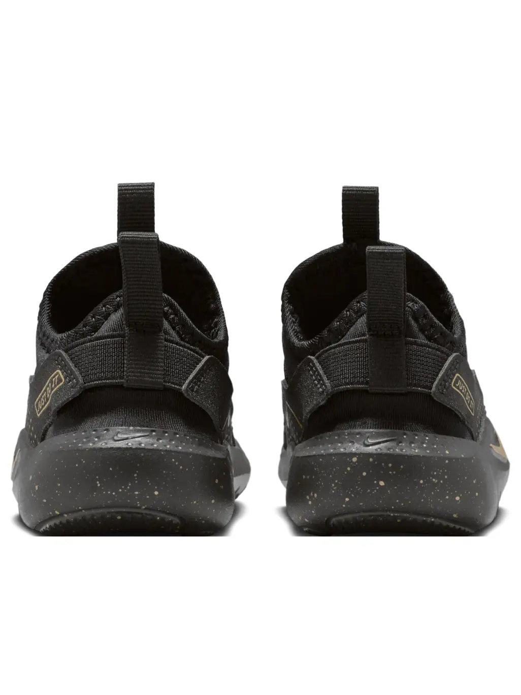 Кроссовки (TD) Nike Flex Runner 4 'Black Metallic Gold' — изображение 5 из 6, черный