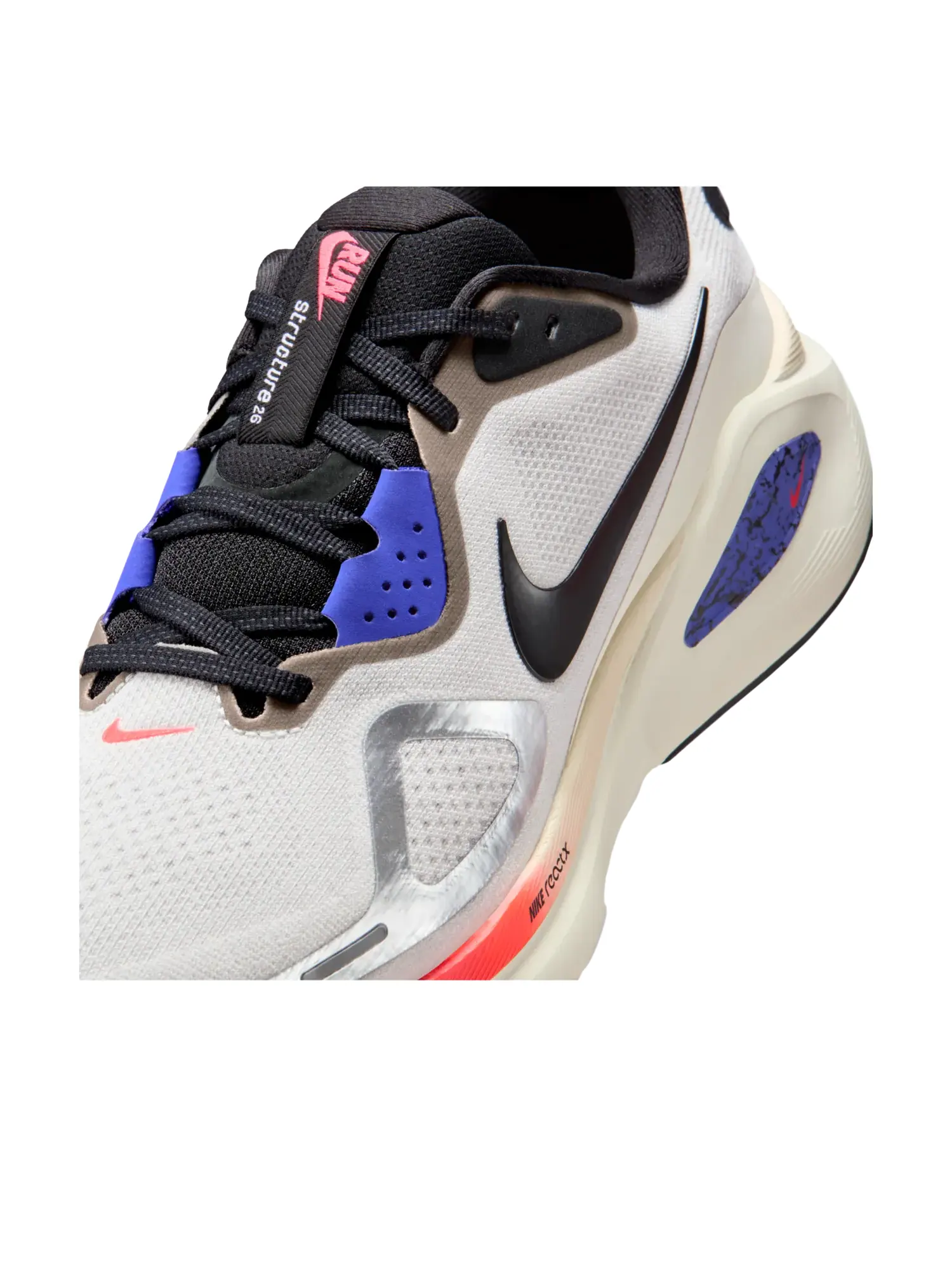 Кроссовки Nike Structure 26 'Summit White Bright Crimson' — изображение 6 из 6, белый