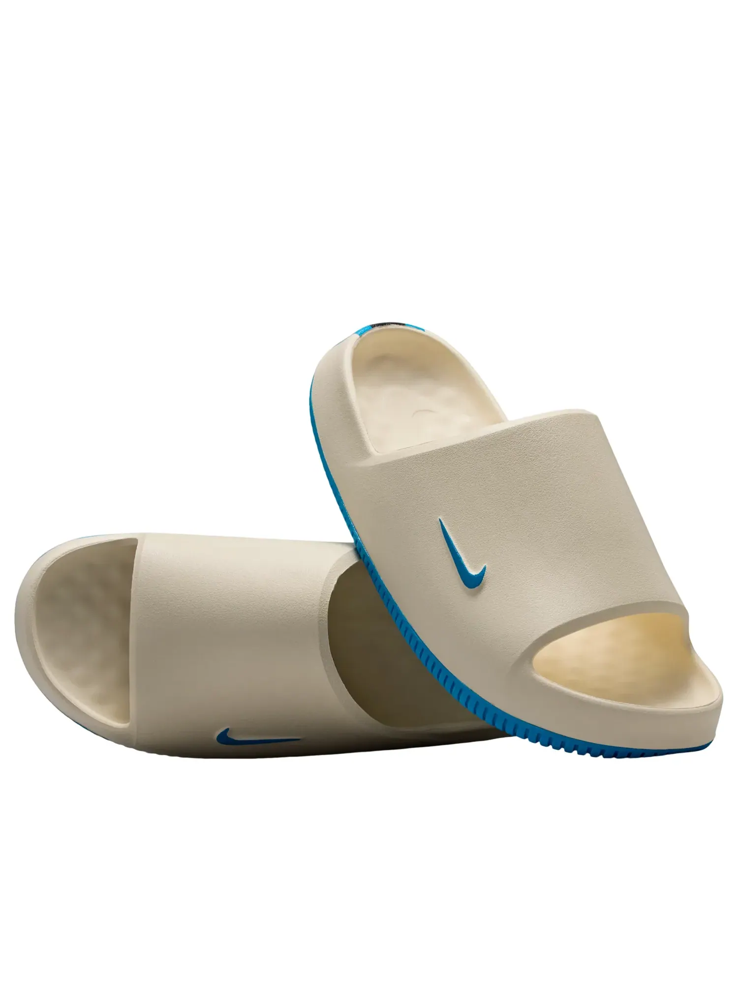 Шлепанцы Nike Calm Slides 'Carolina Panthers' IM7299-100 — изображение 5 из 6, бежевый