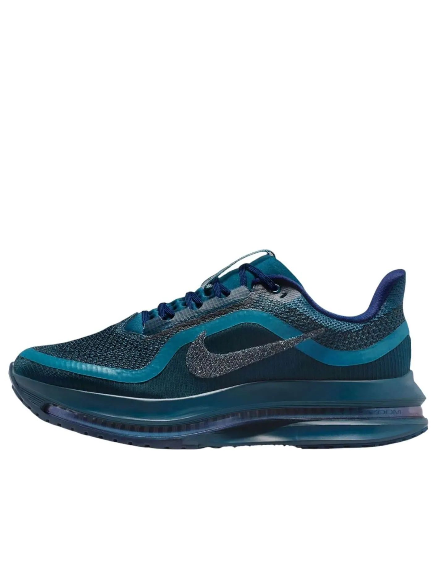 Кроссовки (WMNS) Nike x Swarovski Air Zoom Pegasus Premium 'Blue Force' — изображение 1 из 6, синий