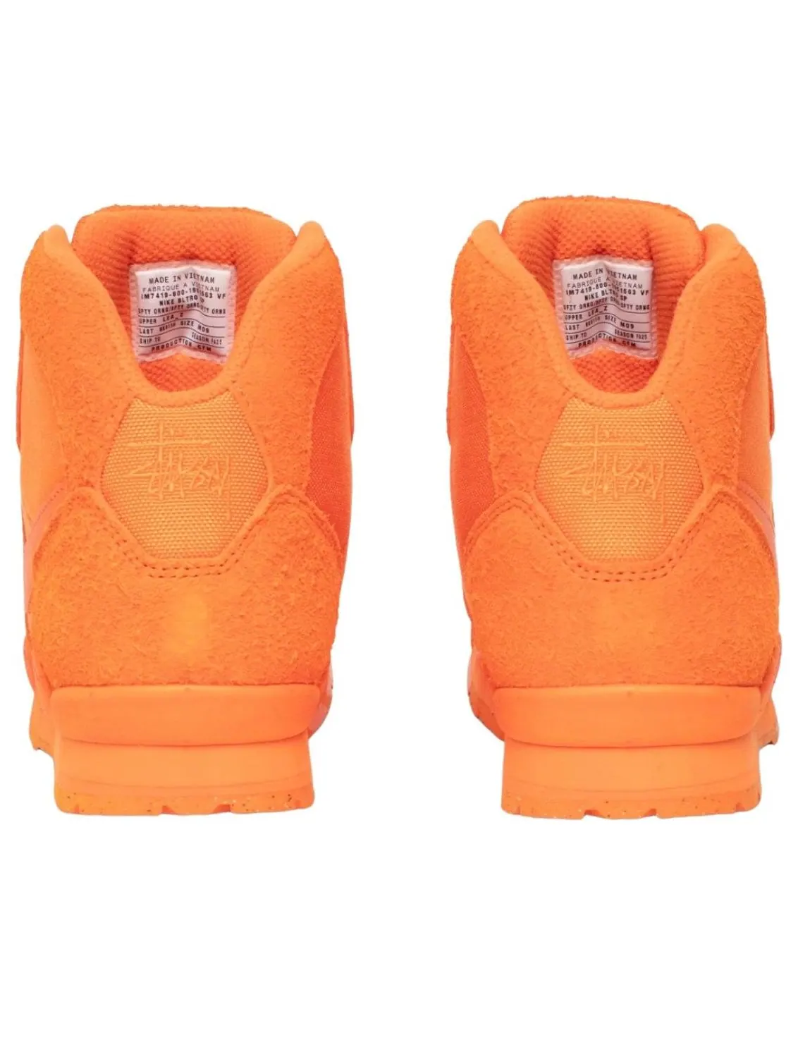 Кроссовки Nike x Stussy Baltoro High 'Safety Orange' — изображение 4 из 5, оранжевый