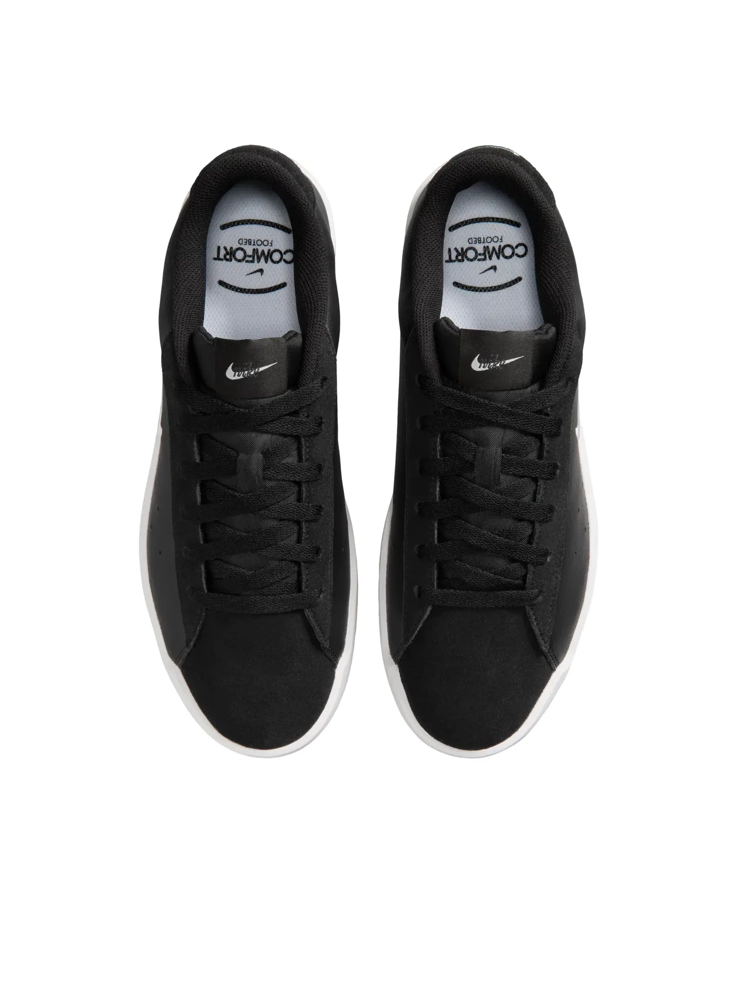 Кроссовки Nike Court Heritage 'Black White' IM7529-001 — изображение 2 из 6, черный