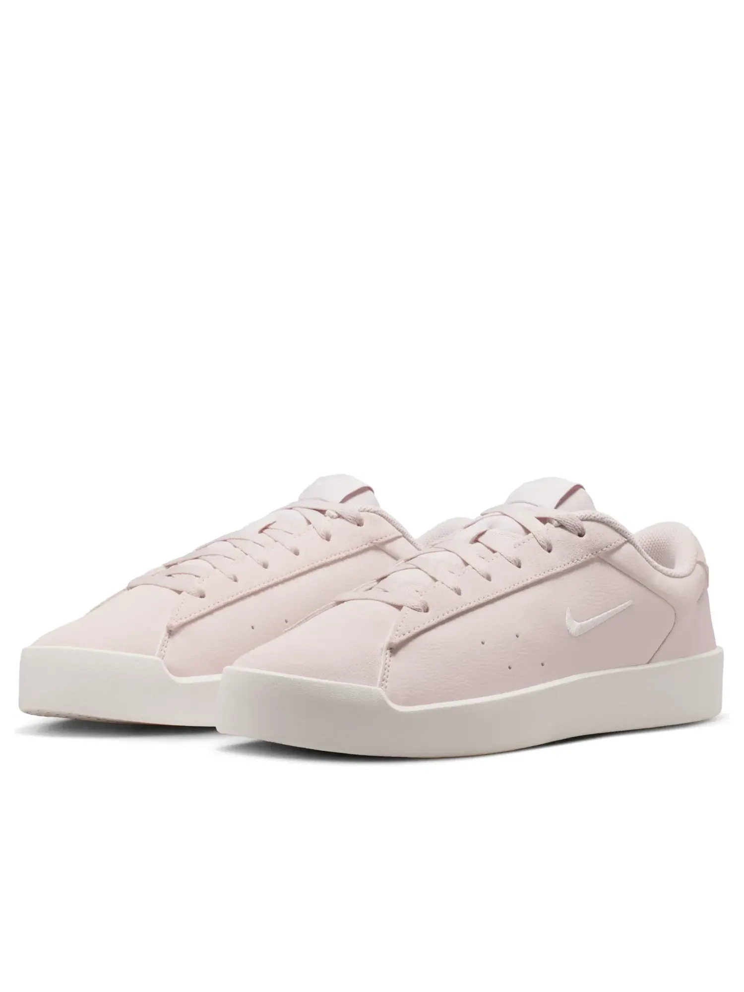 Женские кроссовки с кожаным верхом Nike Court Heritage — изображение 5 из 7, розовый