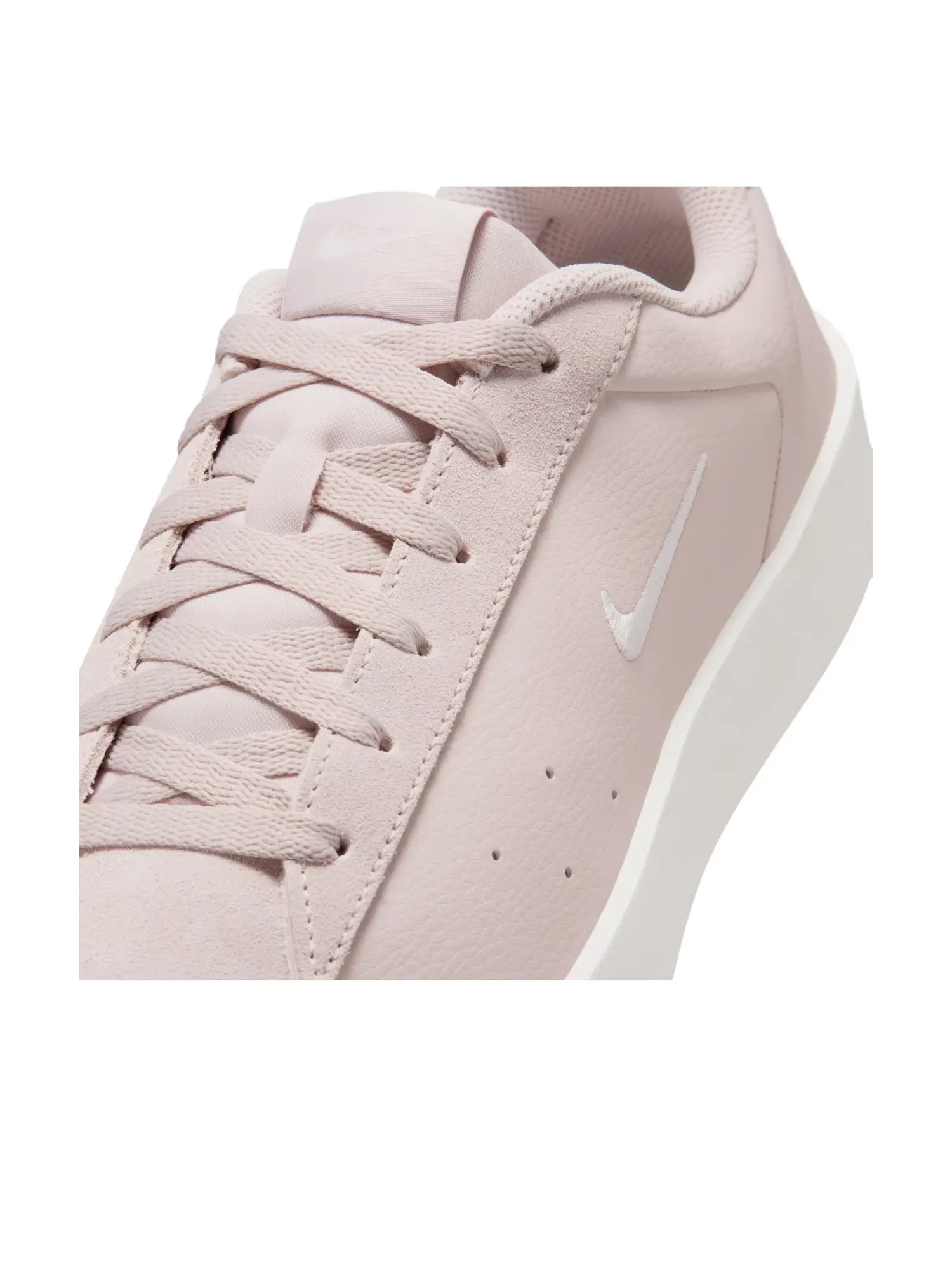 Женские кроссовки с кожаным верхом Nike Court Heritage — изображение 6 из 7, розовый