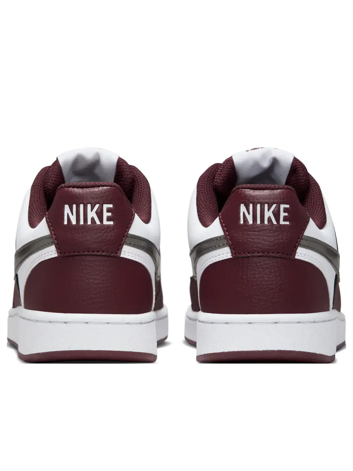 Кроссовки (WMNS) Nike Court Vision Low 'White Metallic Pewter Burgundy' — изображение 5 из 7, белый