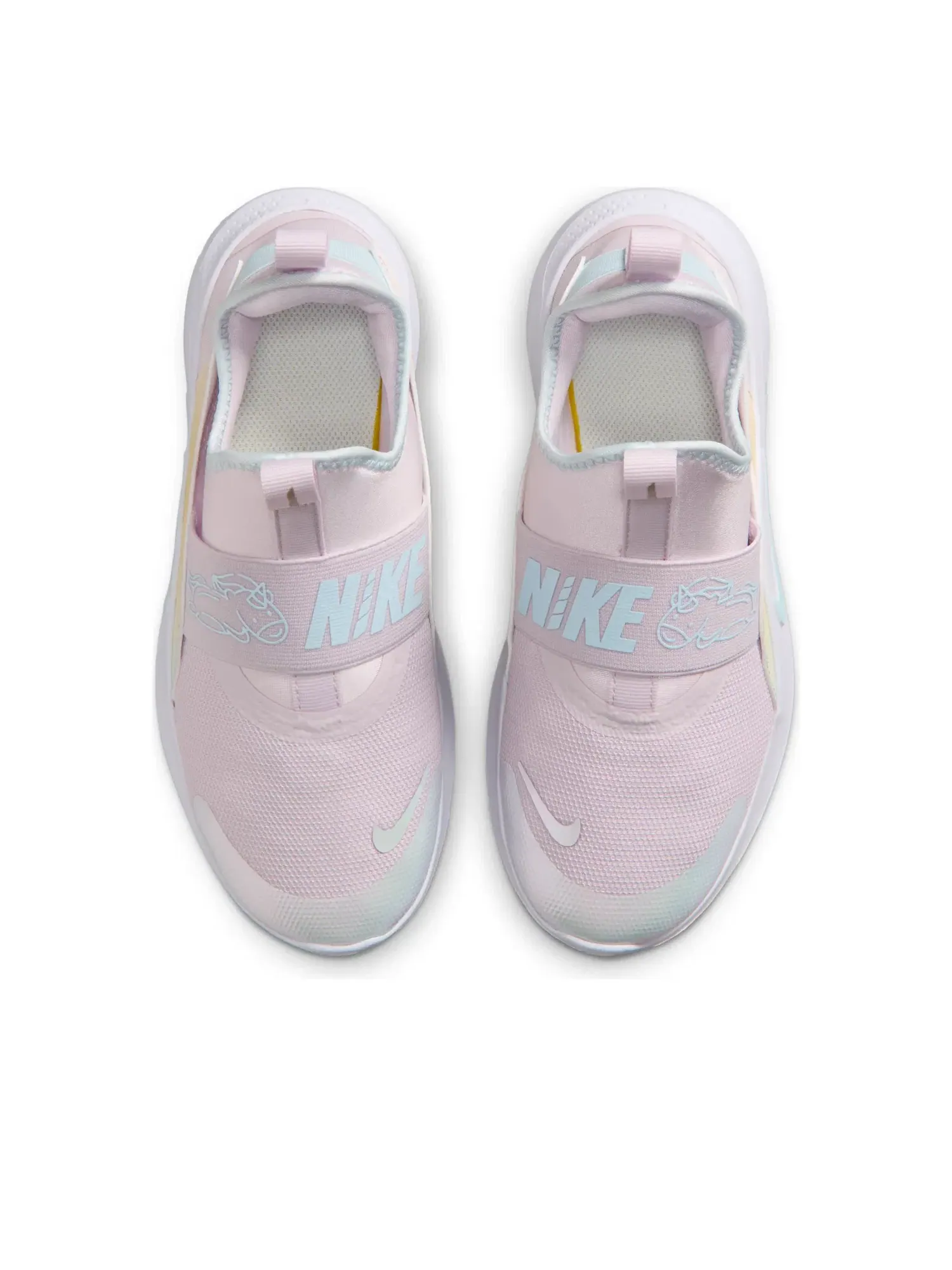 Детские кроссовки для бега с сетчатым верхом Flex Runner 4 Nike — изображение 3 из 7, розовый